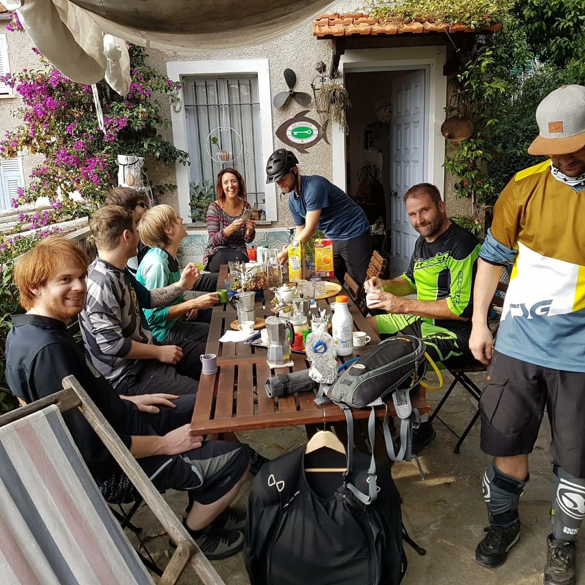 Patio in B&B Cà de Badin