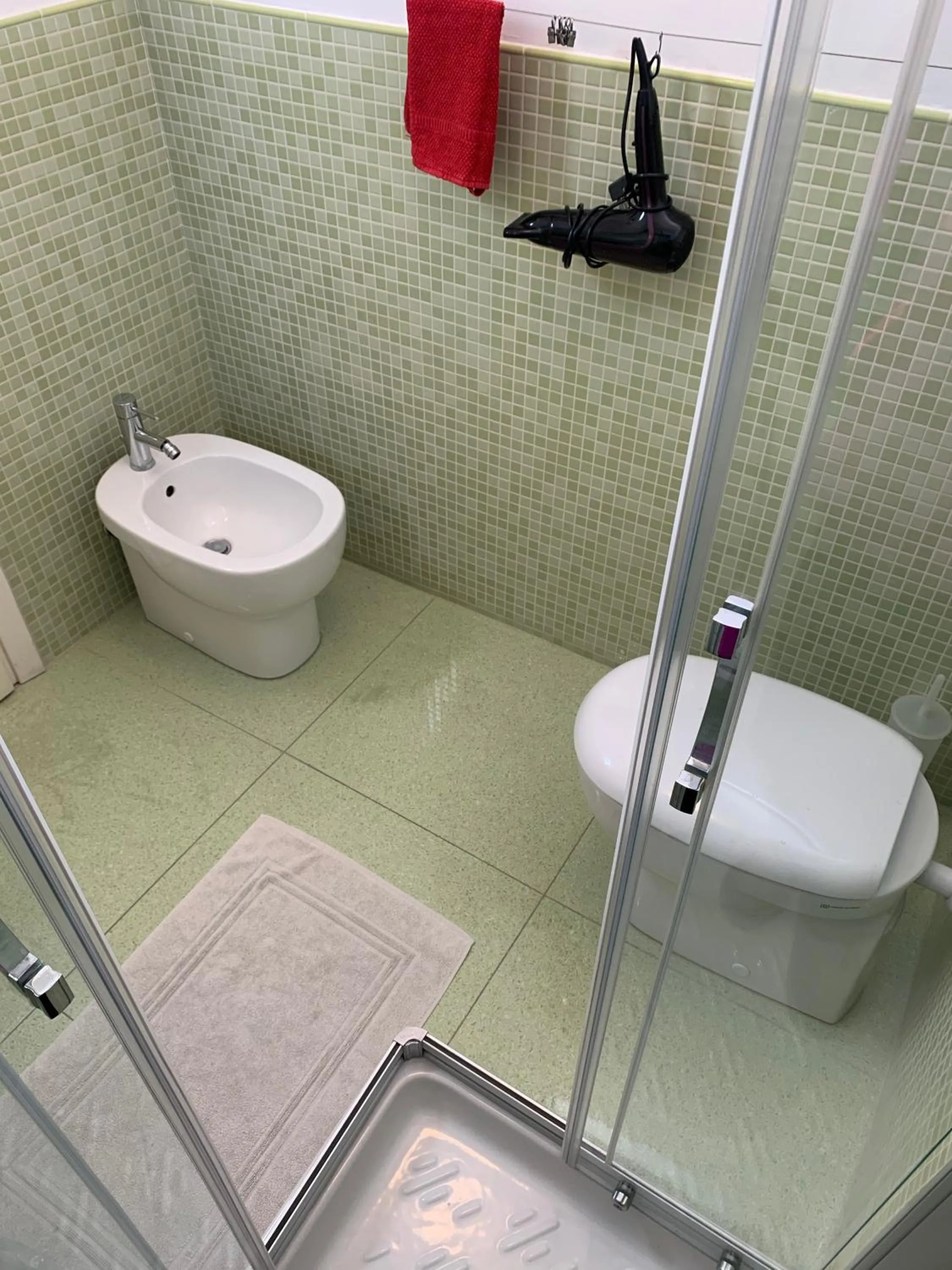 Shower in B&B Cà de Badin