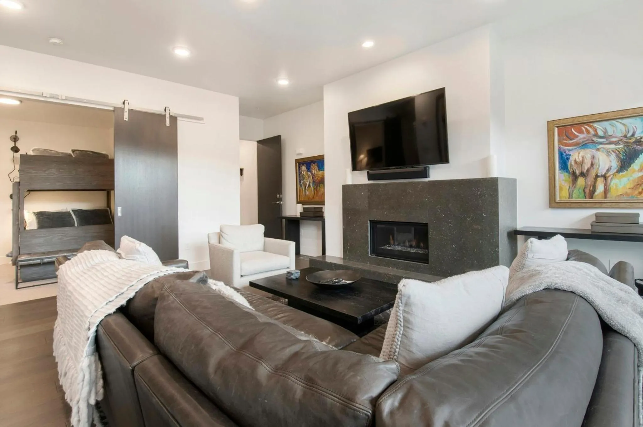 Living room in Apex at Park City, A Vail Resorts Property