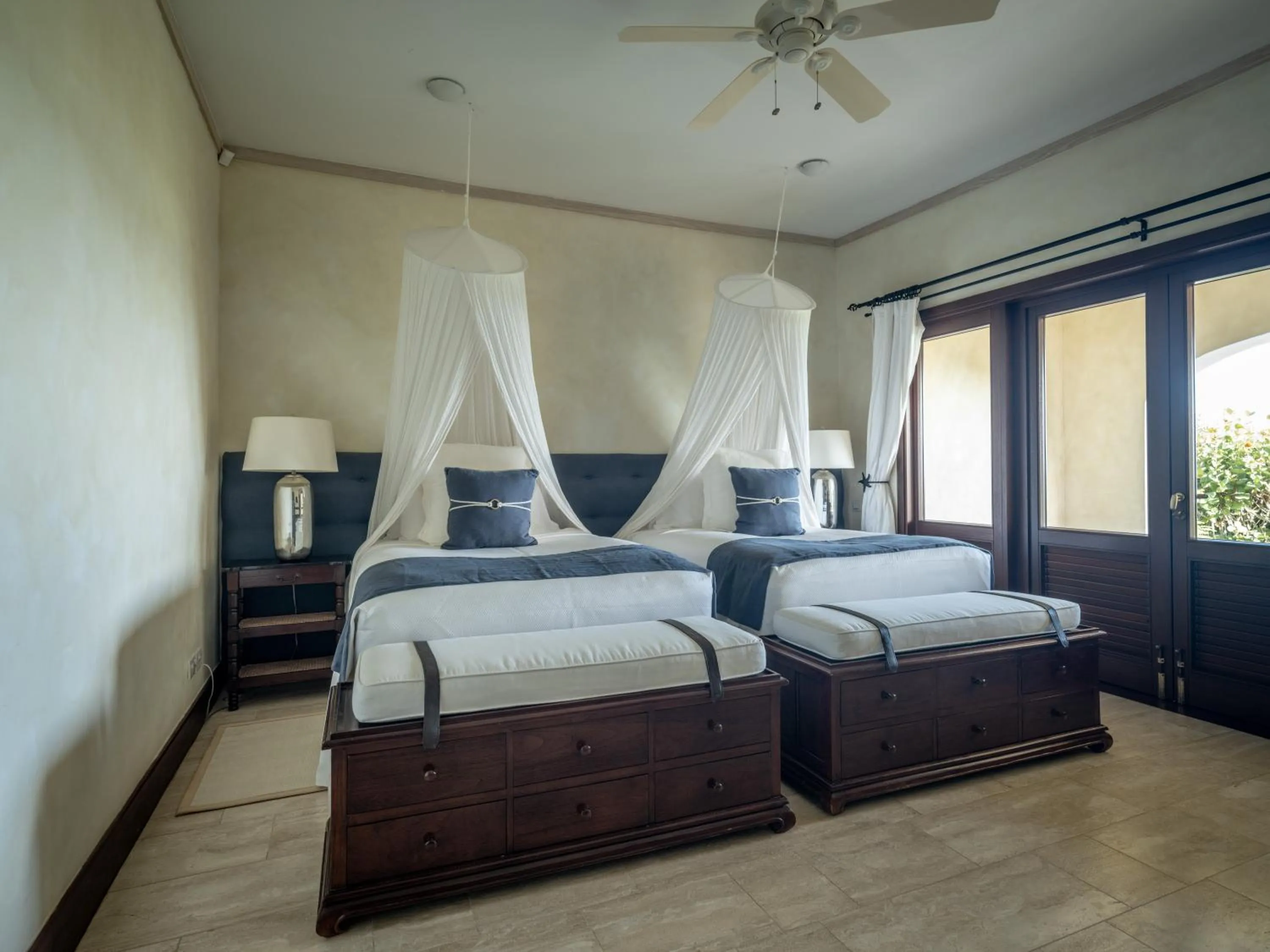 Bed in Canouan Estate Resort & Villas