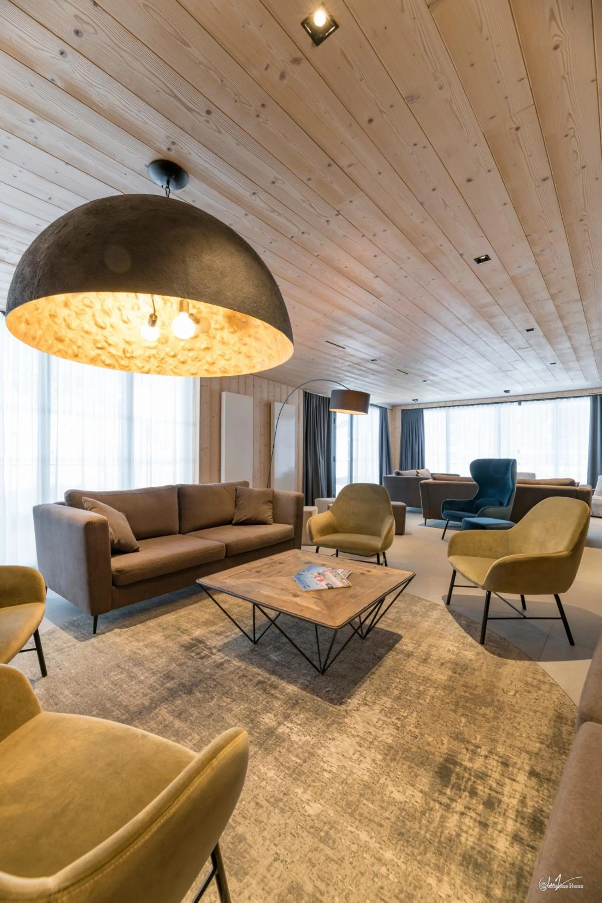 Lobby or reception in Lagrange Vacances L’Écrin du Badet