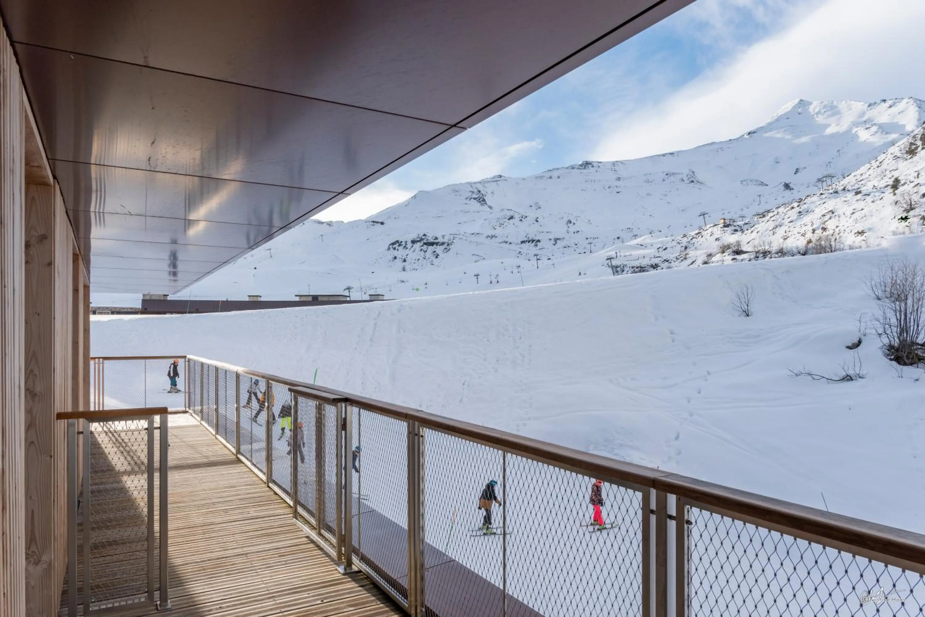 Skiing in Lagrange Vacances L’Écrin du Badet
