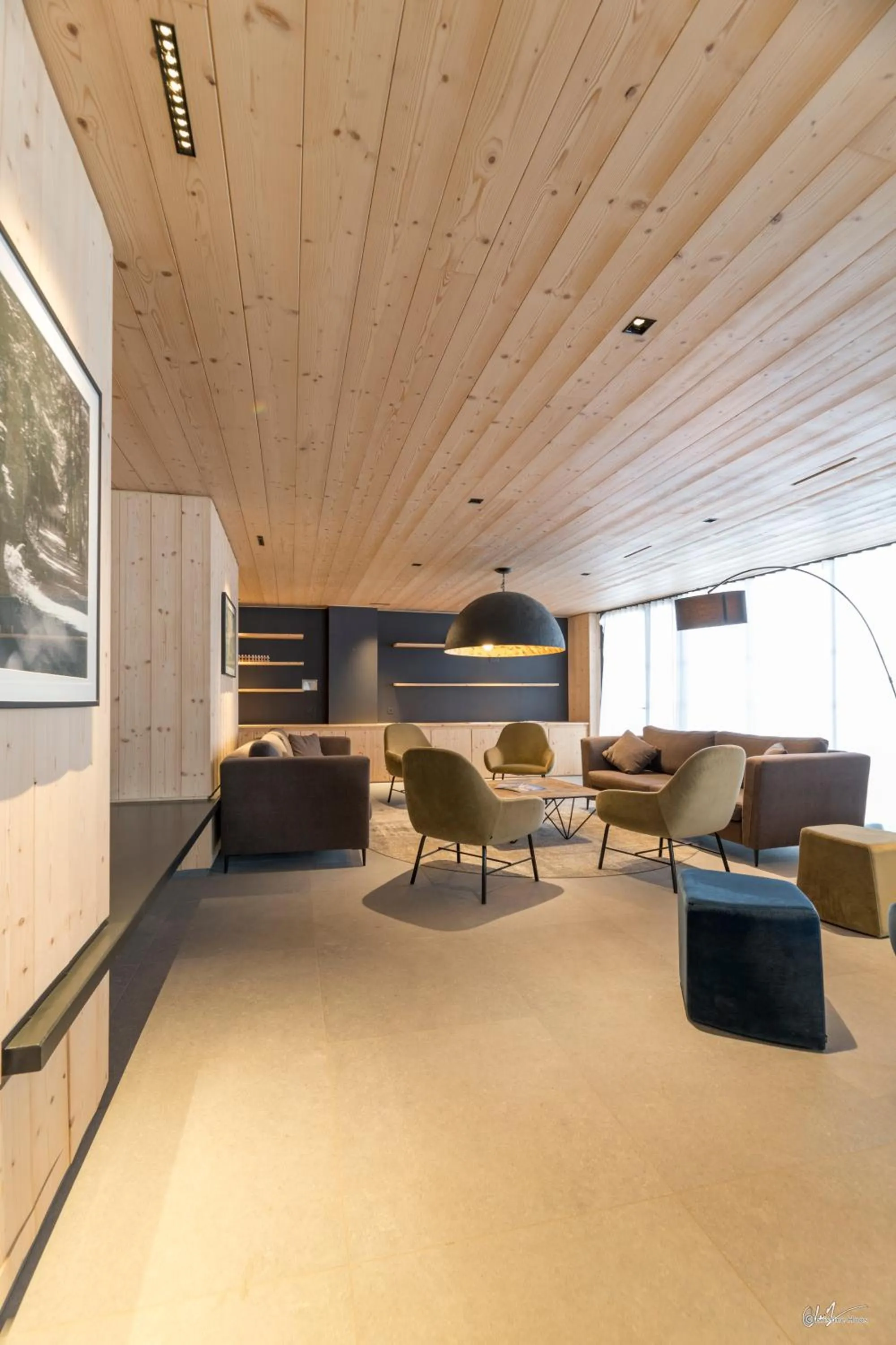 Lobby or reception in Lagrange Vacances L’Écrin du Badet