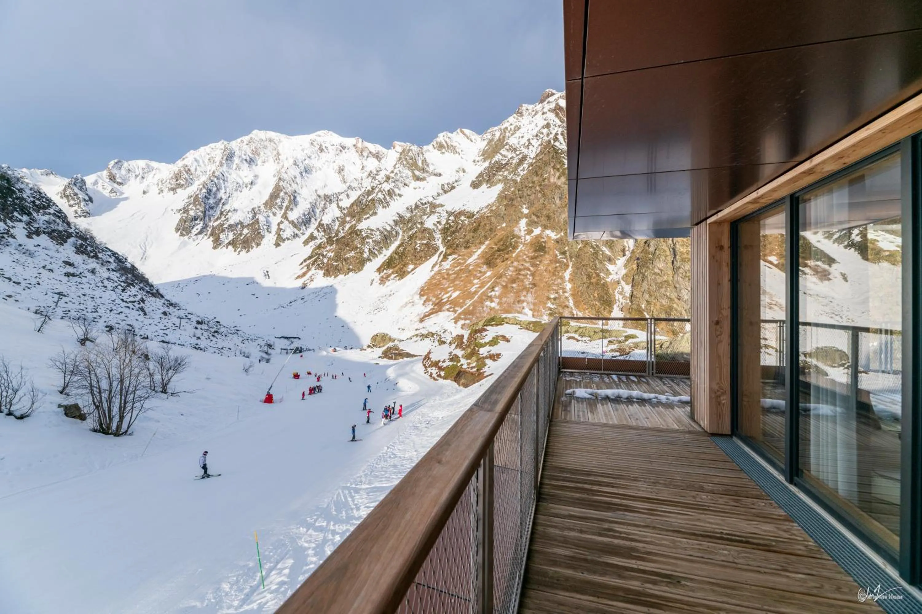 Skiing in Lagrange Vacances L’Écrin du Badet