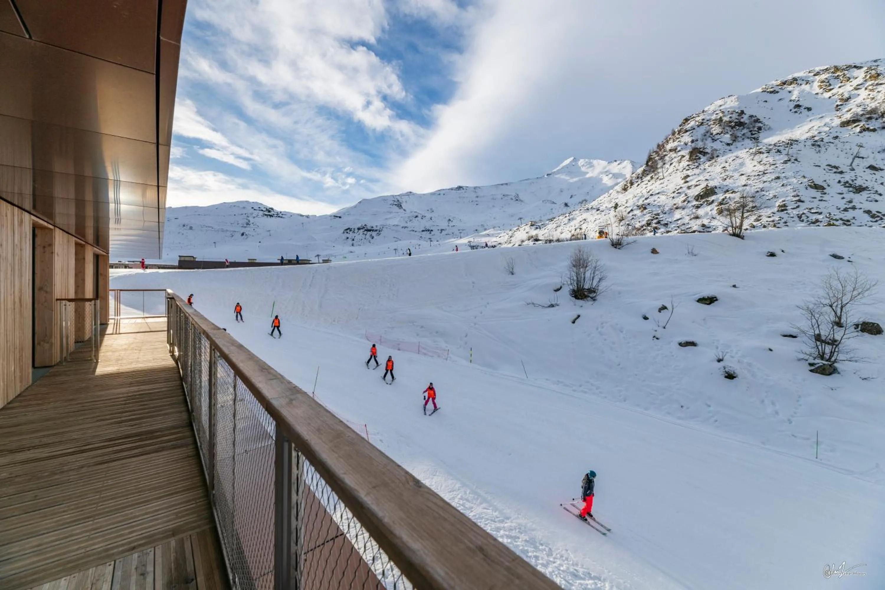Skiing in Lagrange Vacances L’Écrin du Badet