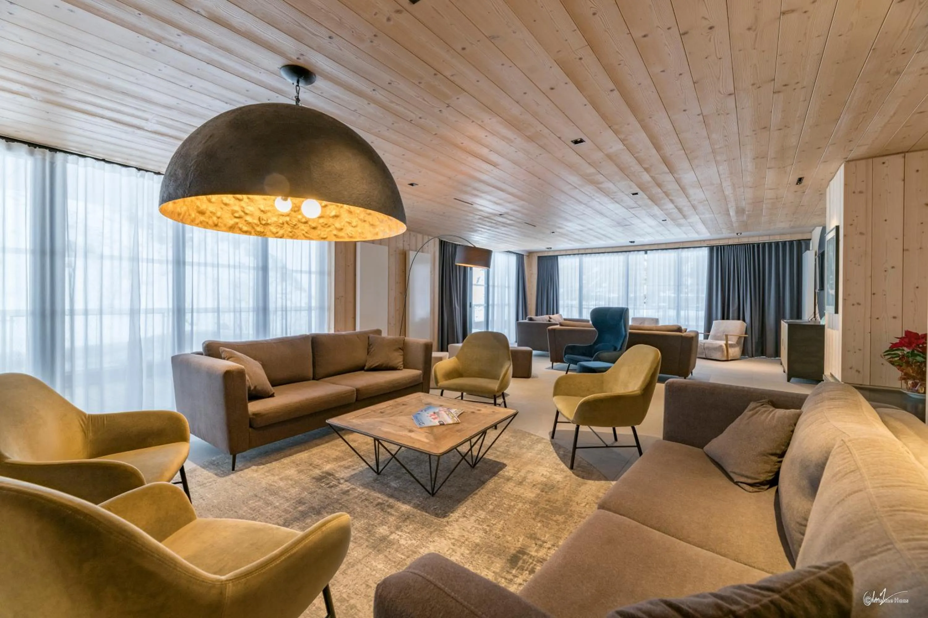 Lobby or reception in Lagrange Vacances L’Écrin du Badet