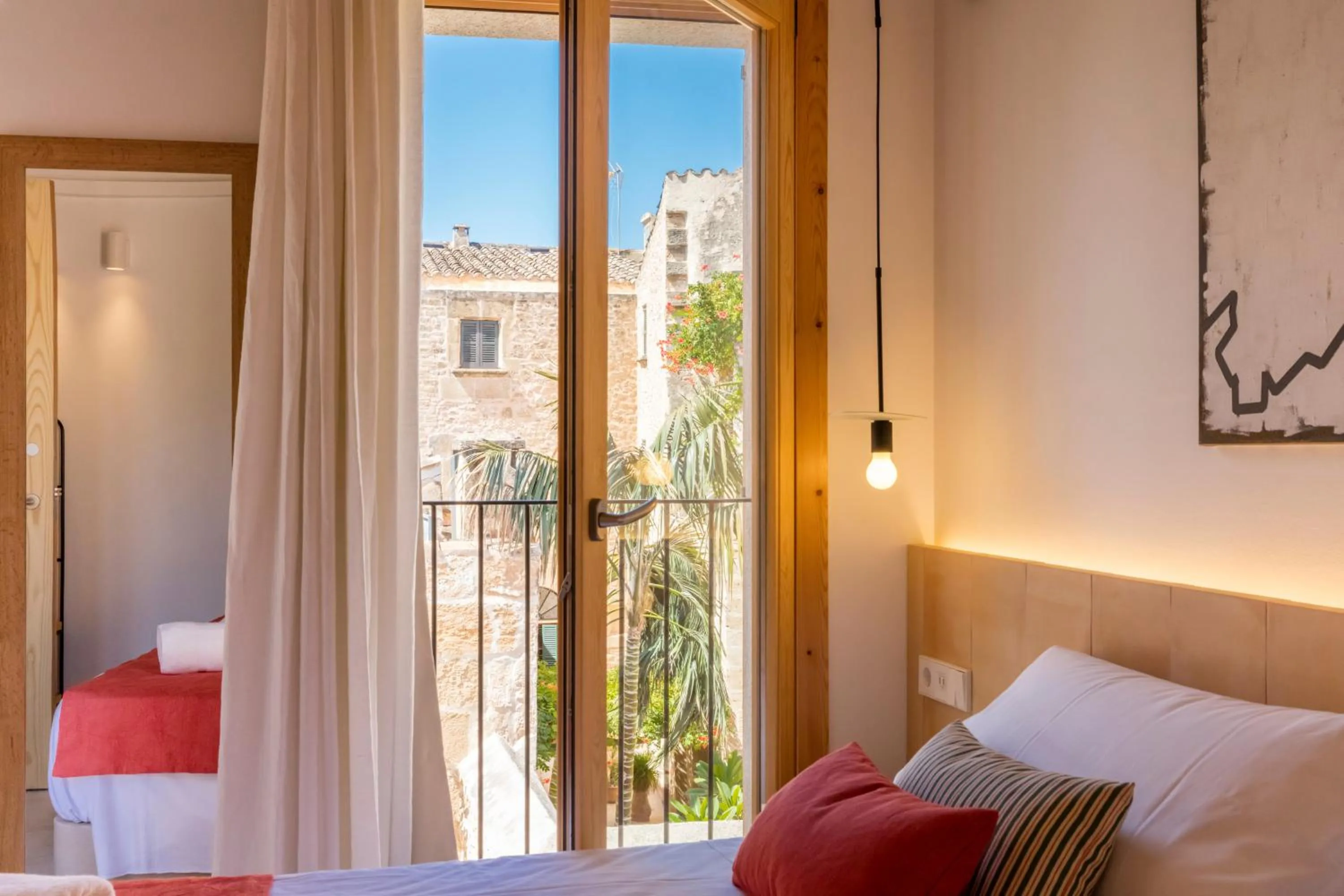 Inner courtyard view, Bed in ARA Alcudia
