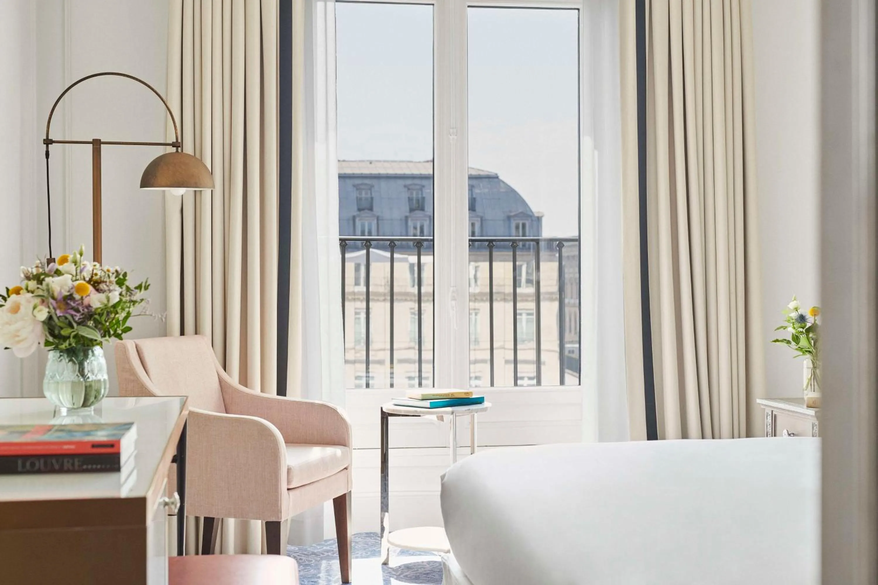 Bedroom in Hôtel du Louvre, in The Unbound Collection by Hyatt