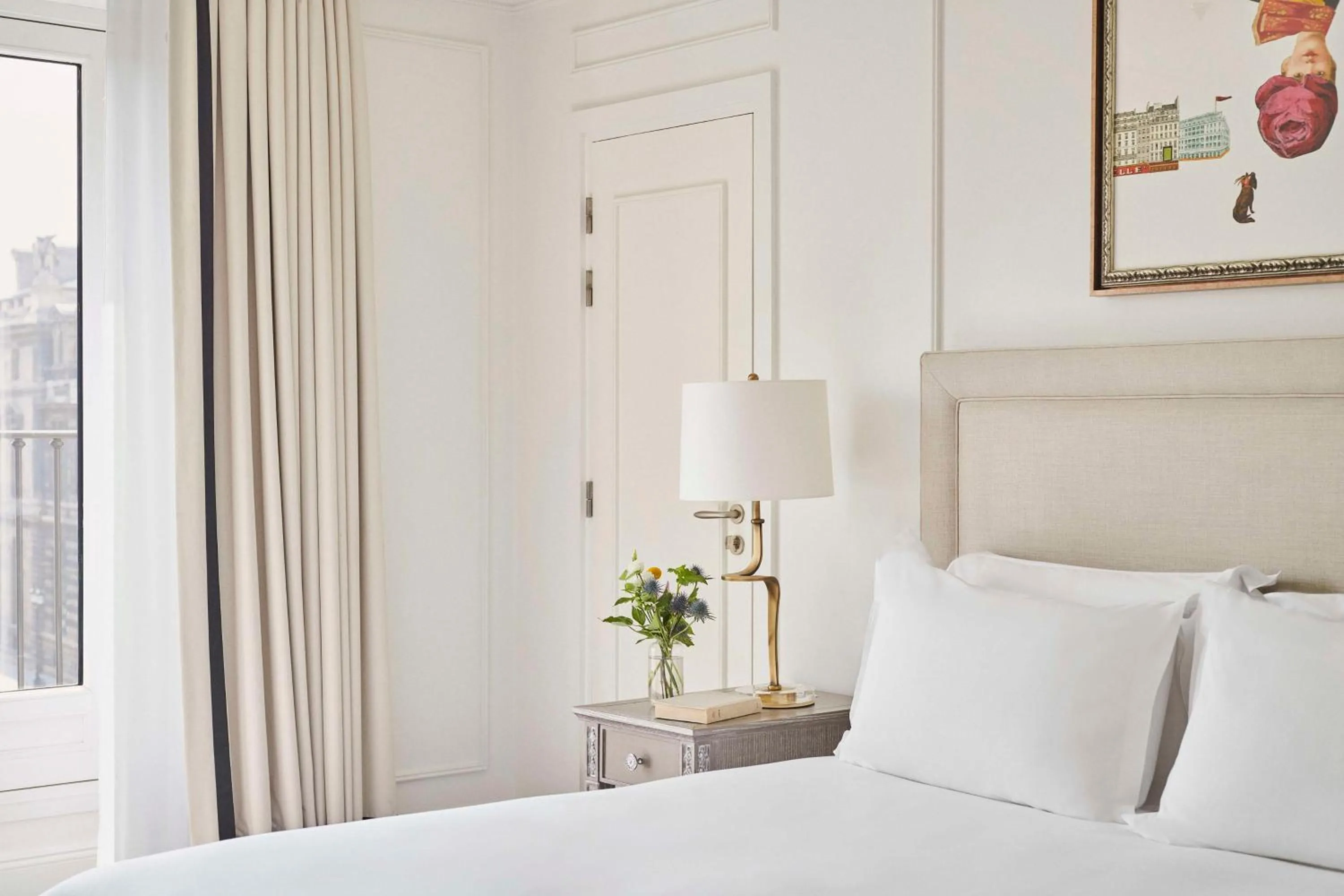 Bedroom, Bed in Hôtel du Louvre, in The Unbound Collection by Hyatt