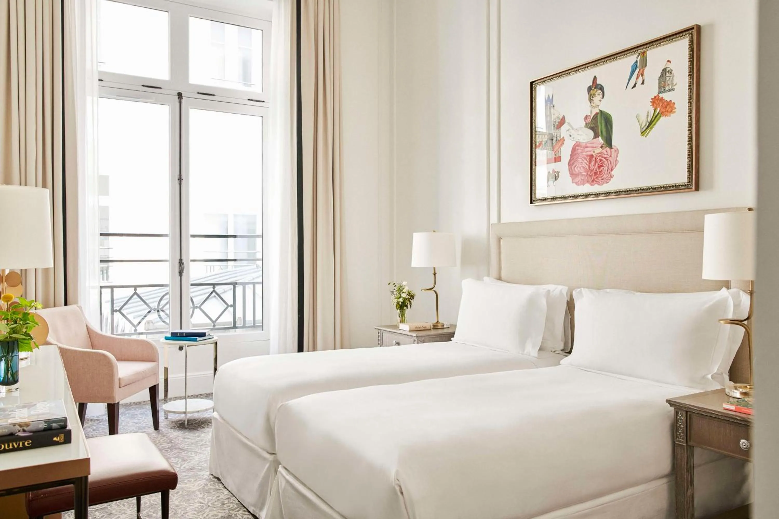 Bedroom, Bed in Hôtel du Louvre, in The Unbound Collection by Hyatt