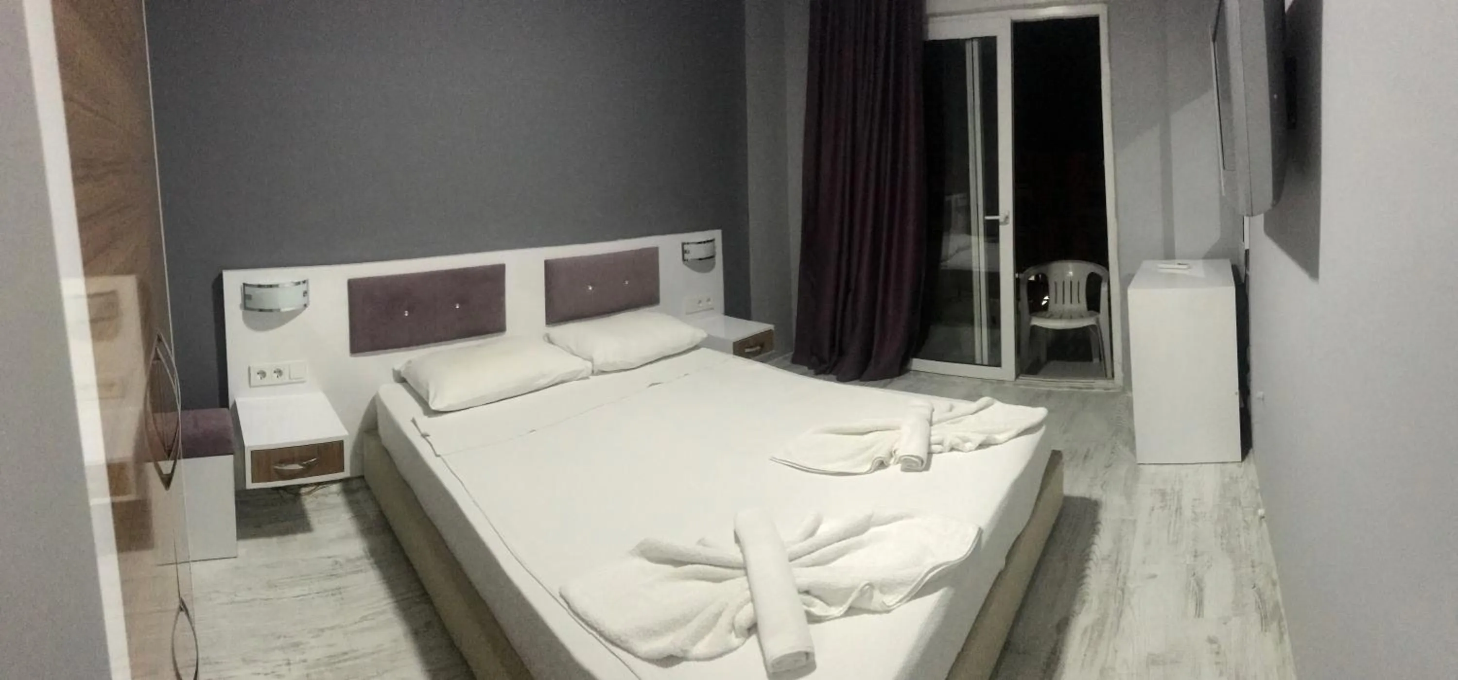 Bed in Saygılı Beach Hotel