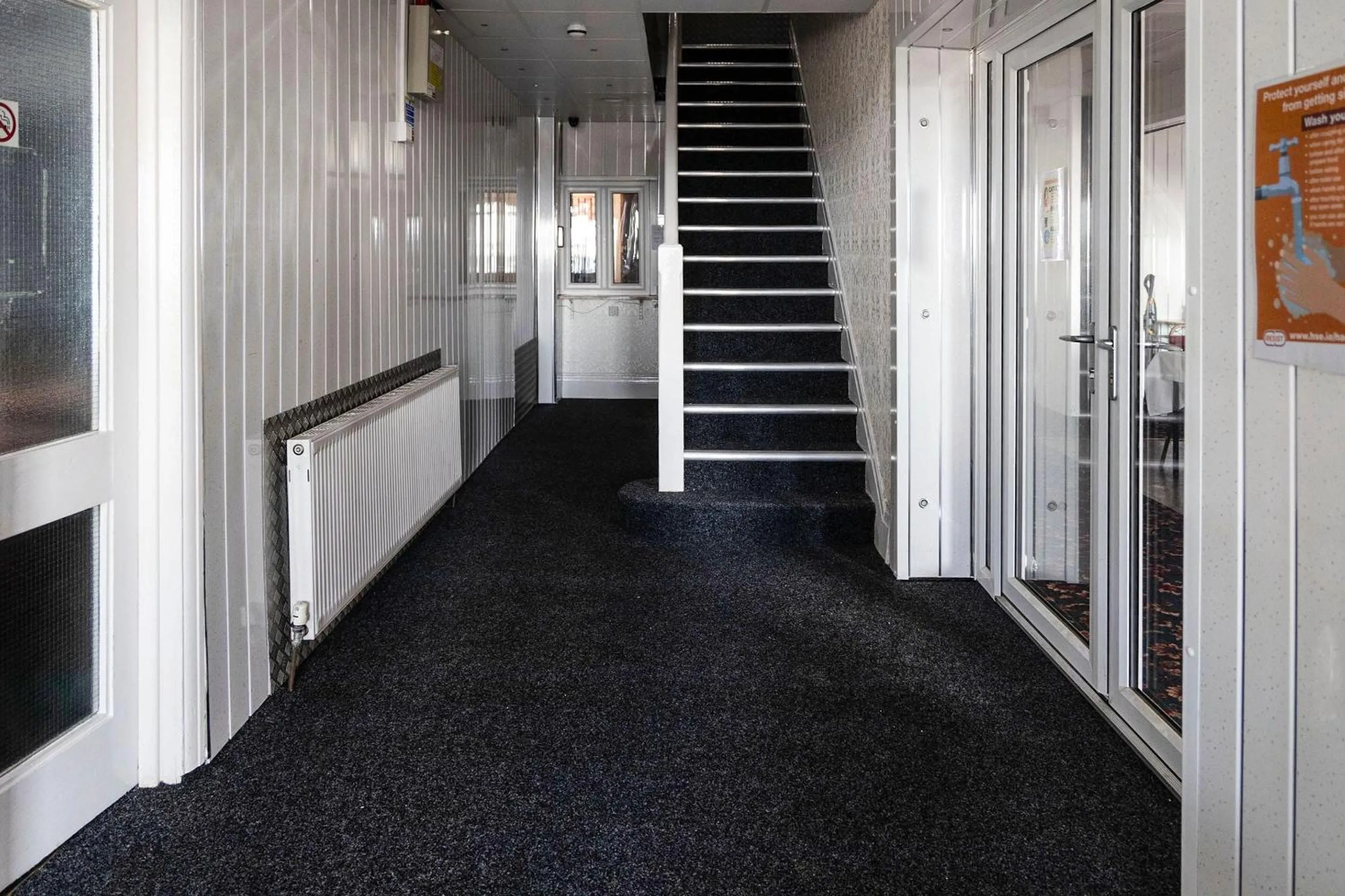 Lobby or reception in Harlands Hotel