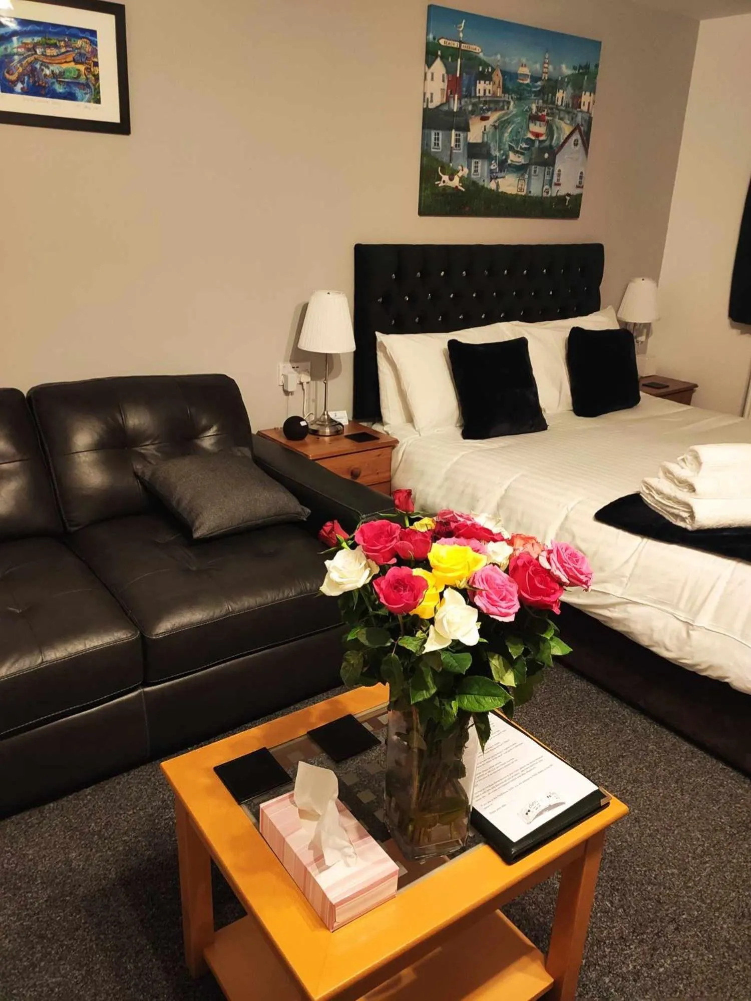 Seating area in Q Accommodation