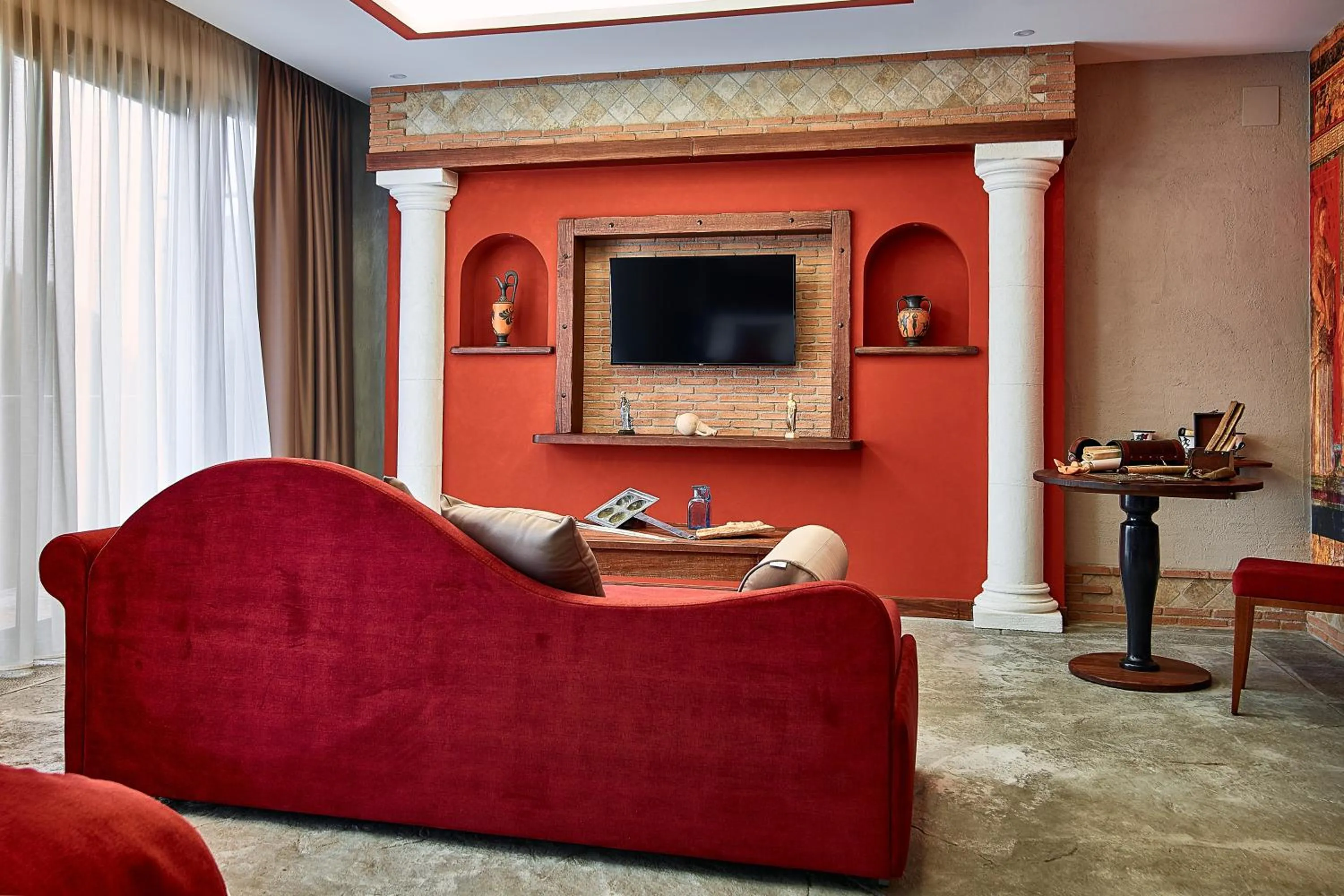 Seating area in Hotel del Sole