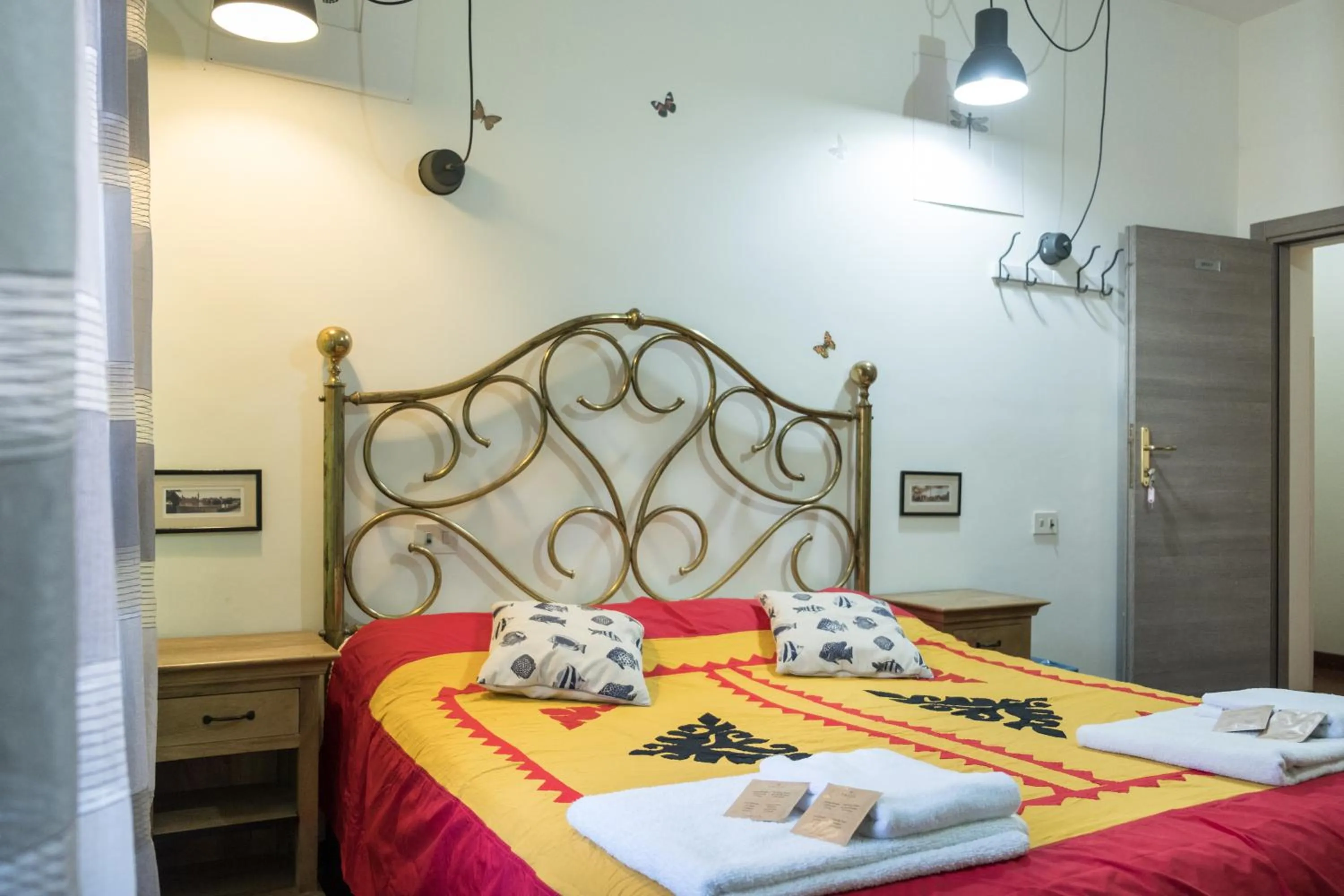 Bed in Signor Suite Colosseo