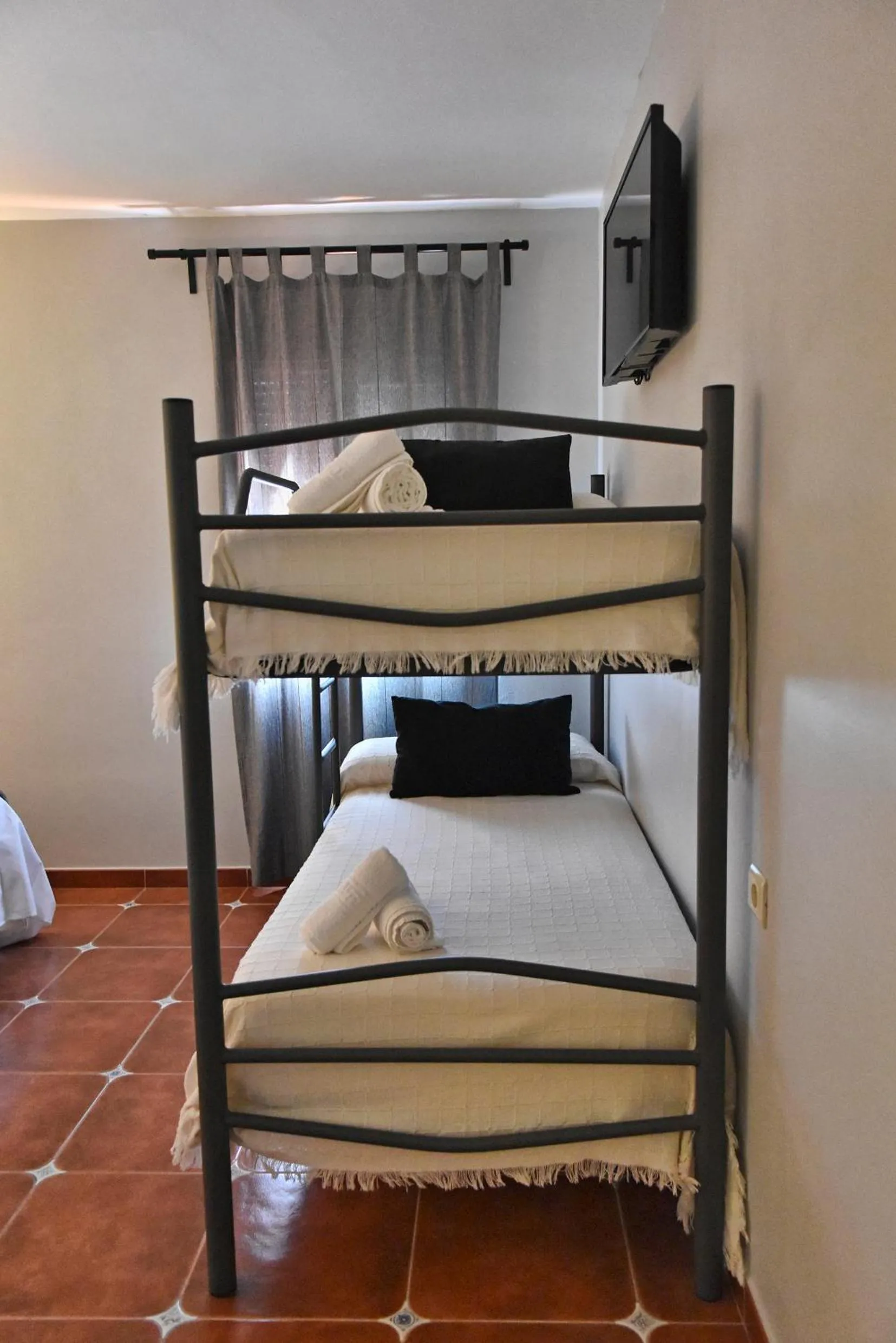 Bed in Hotel Rural & Restaurante Las Camaretas