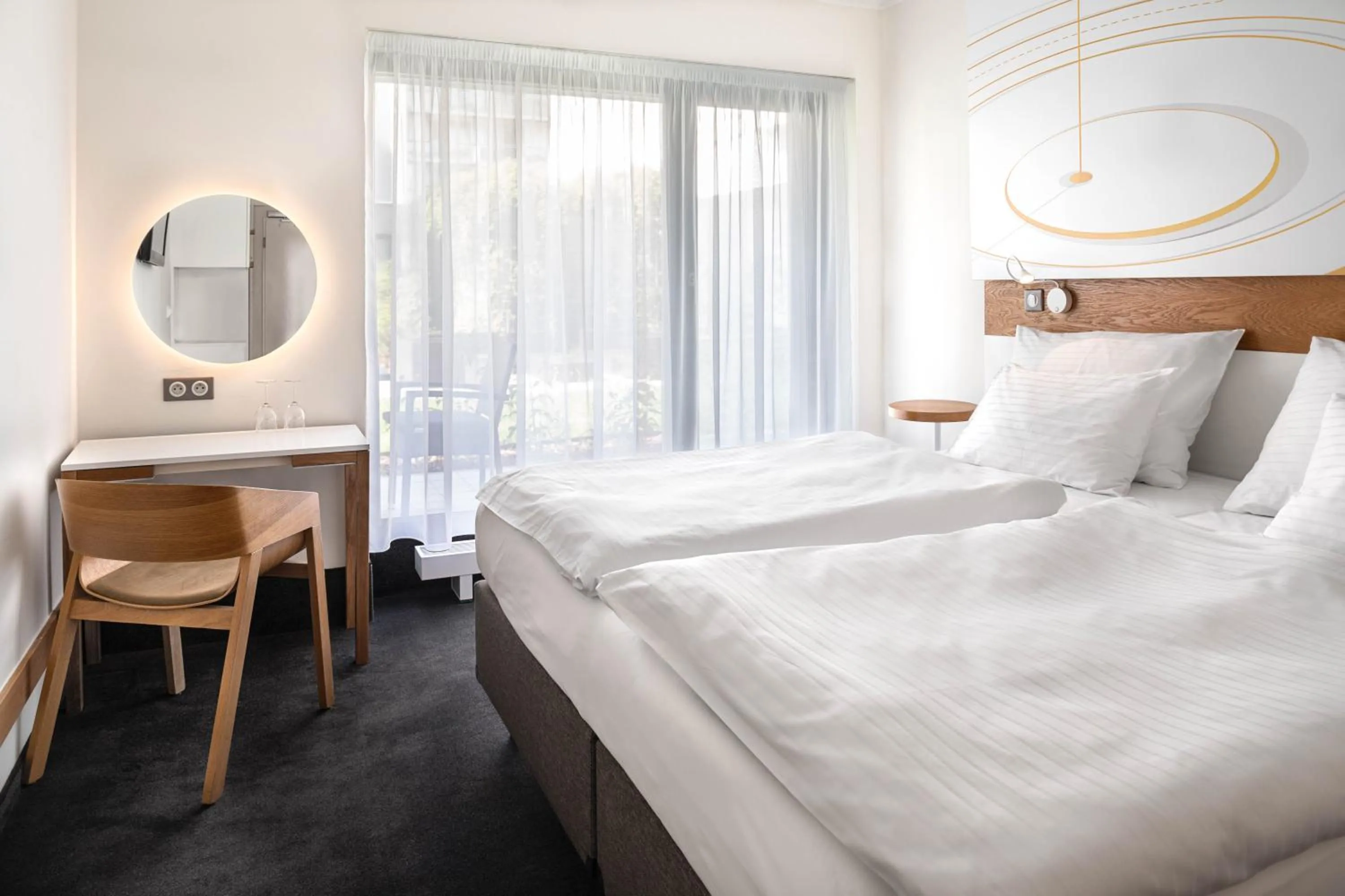 Photo of the whole room, Bed in Hotel Golf Prague