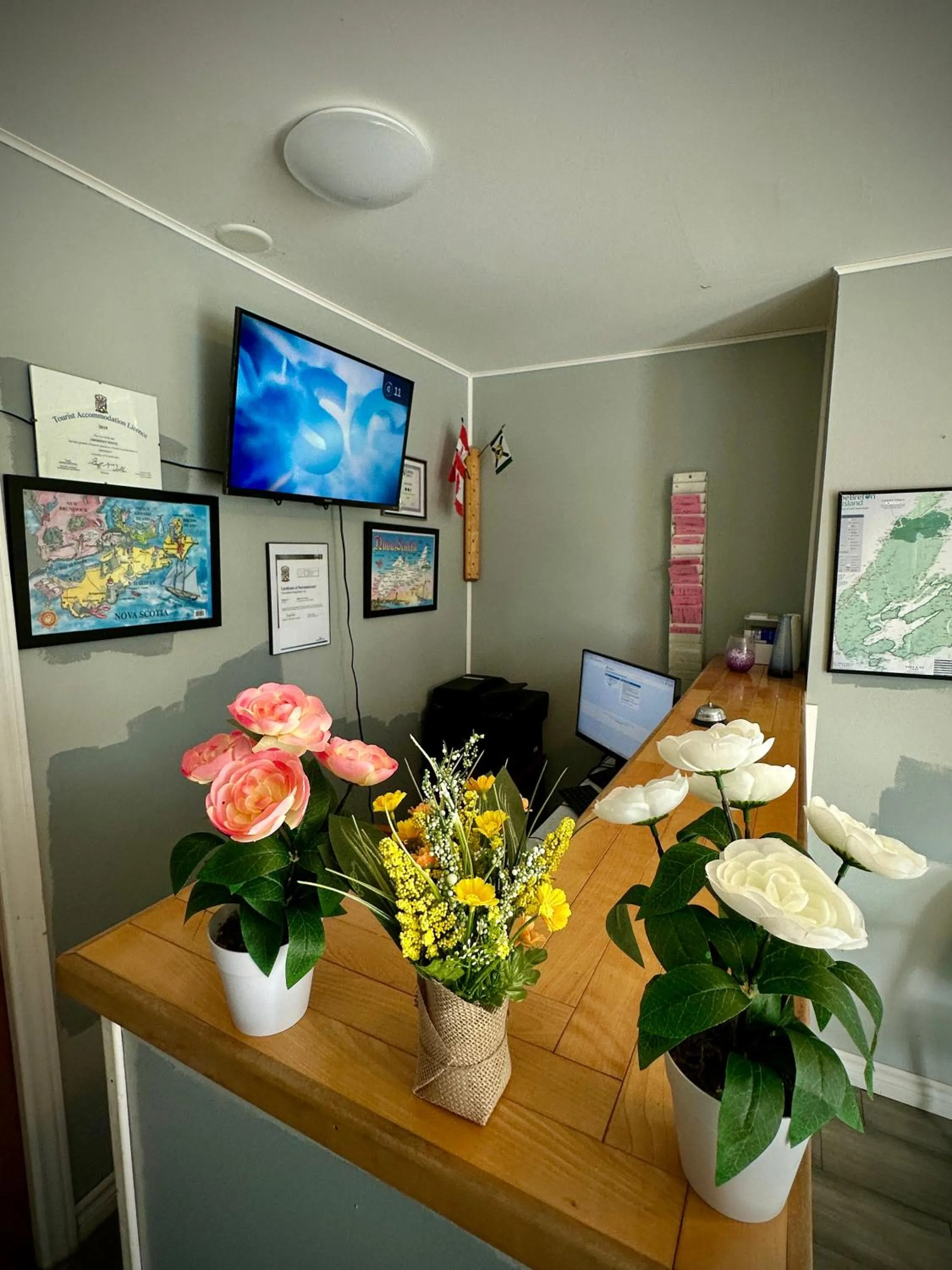 Lobby or reception in Aberdeen Motel