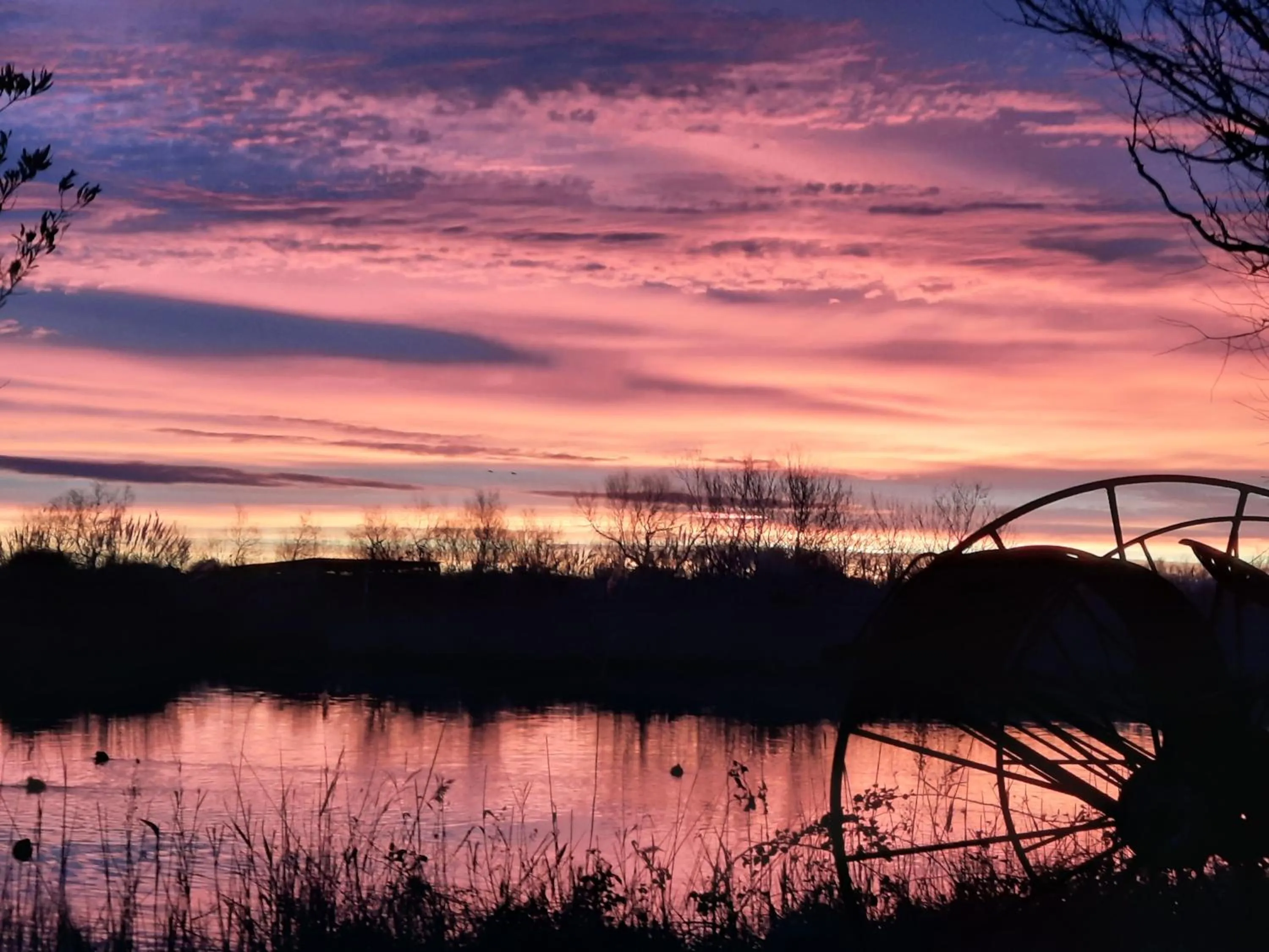 Sunrise in Mas Fandelou