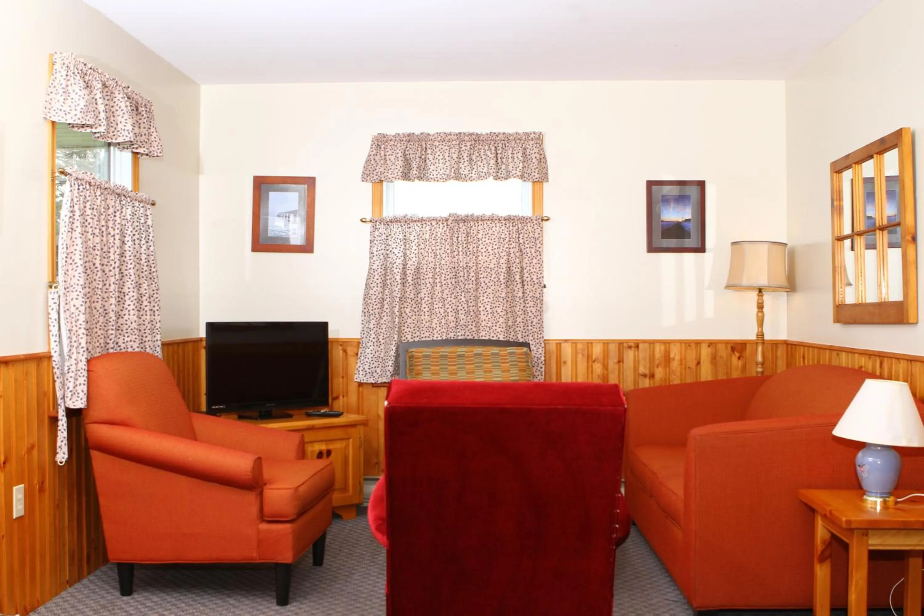 Living room in By the Bay Cottages