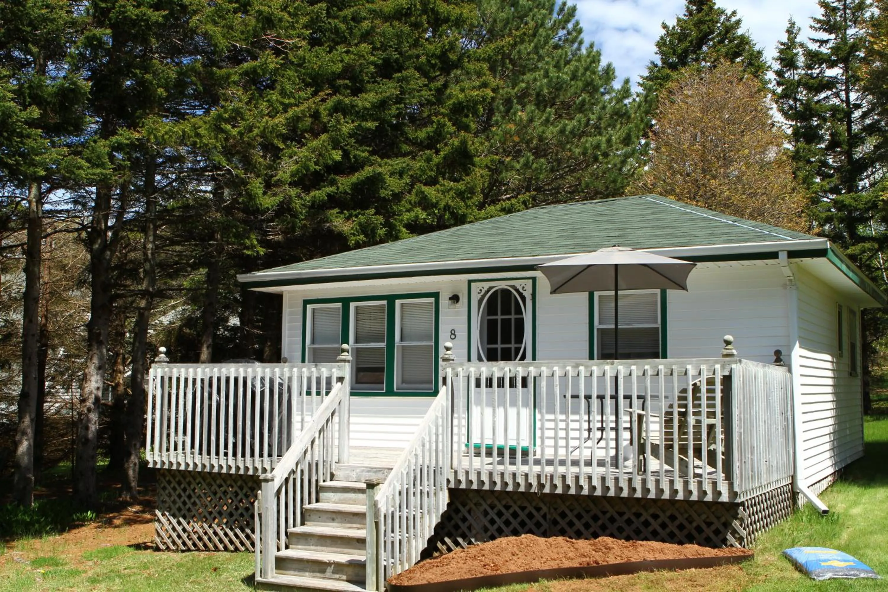 On site in By the Bay Cottages