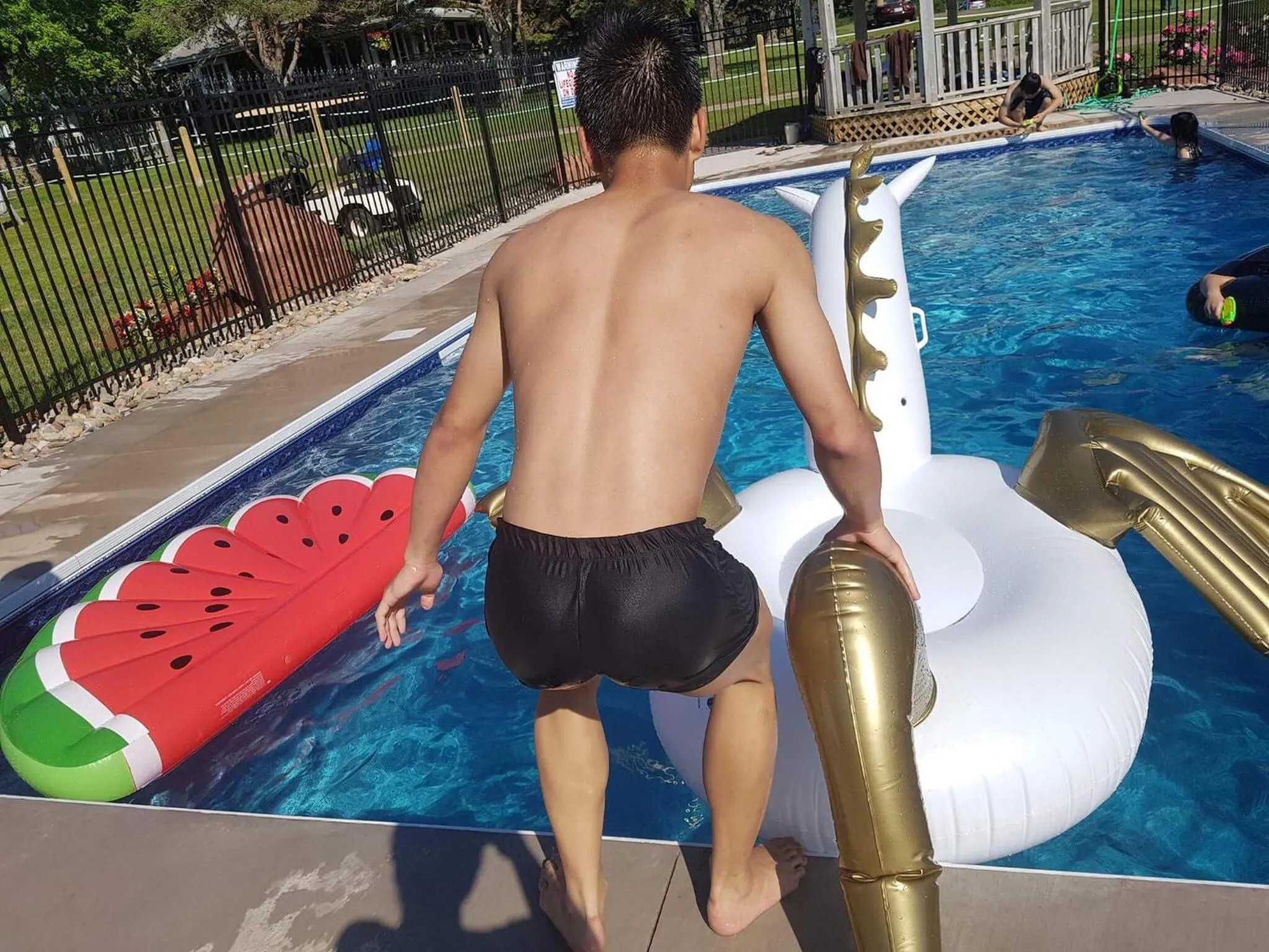 Swimming pool in By the Bay Cottages