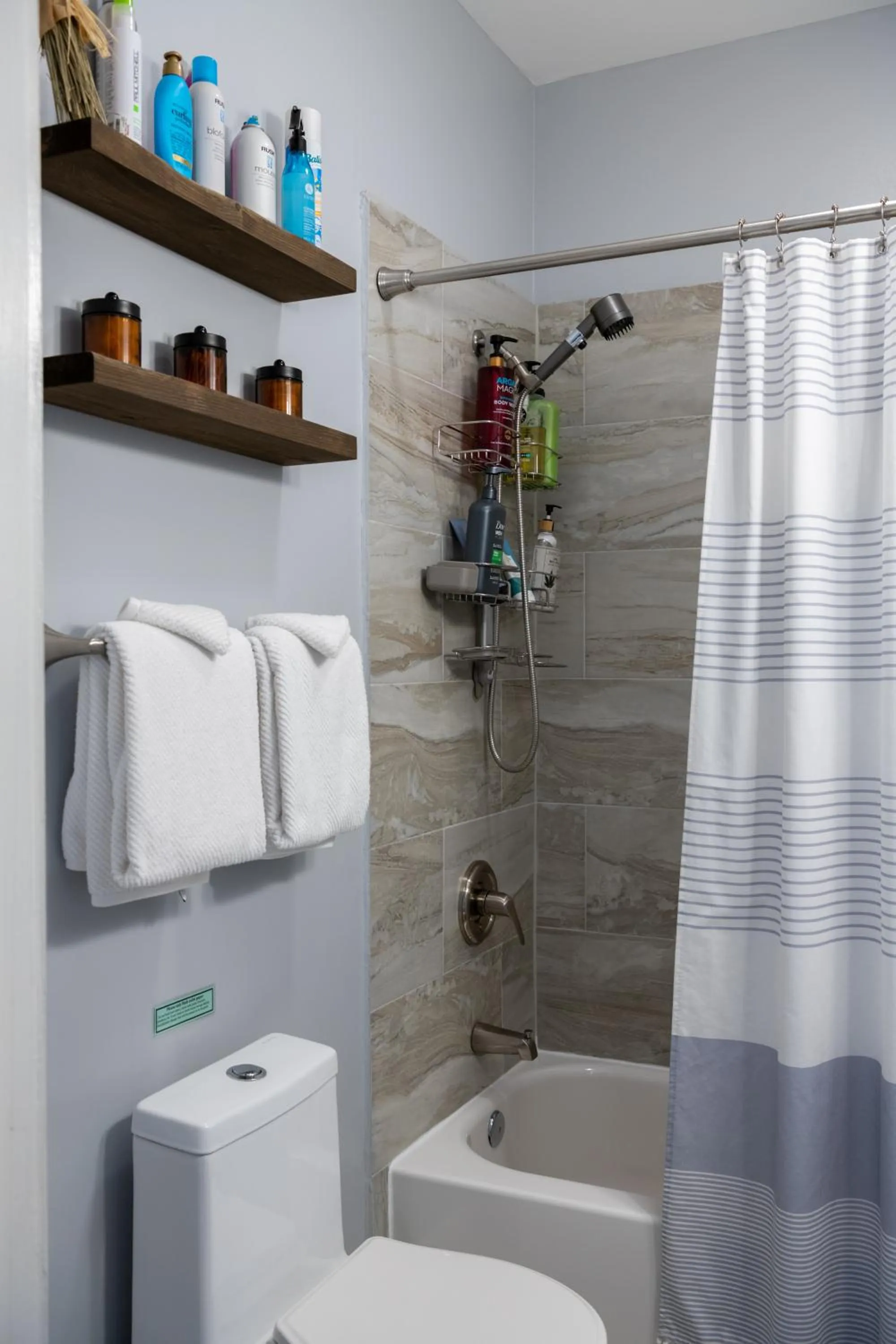 Shower in Luxury Historic Shotgun Home in Lower Garden District