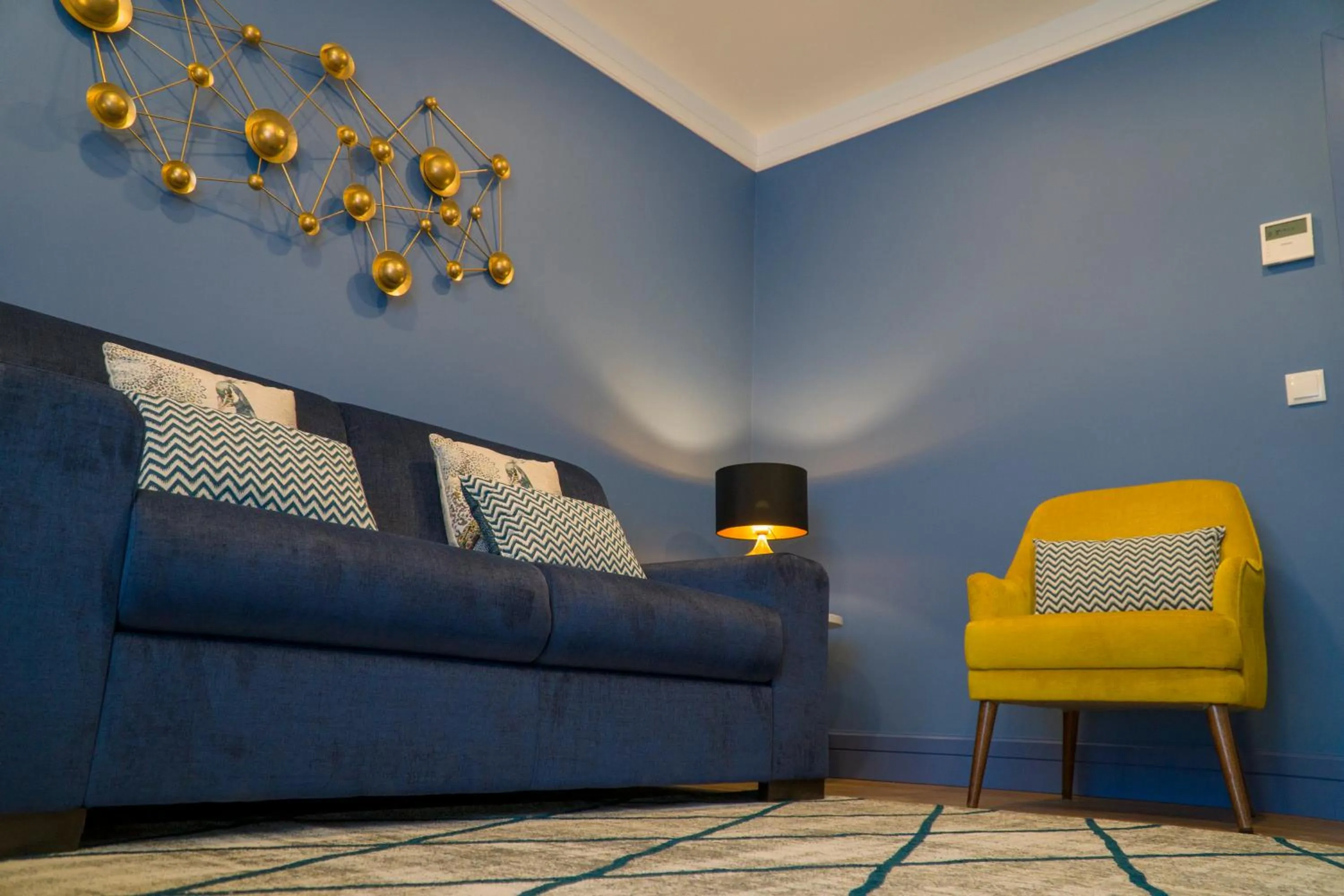 Seating area in ZIGZAG HOSTEL