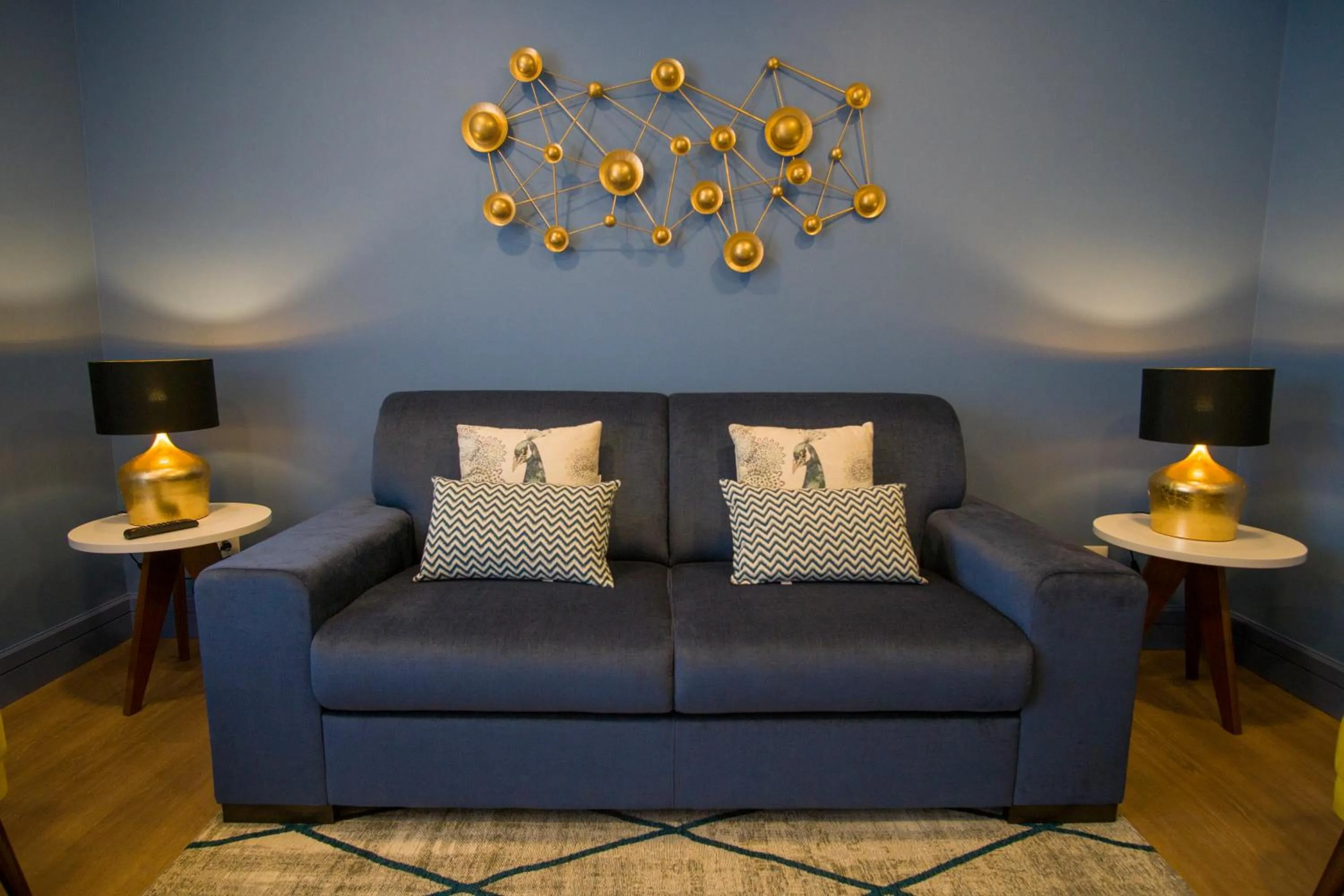 Seating area in ZIGZAG HOSTEL