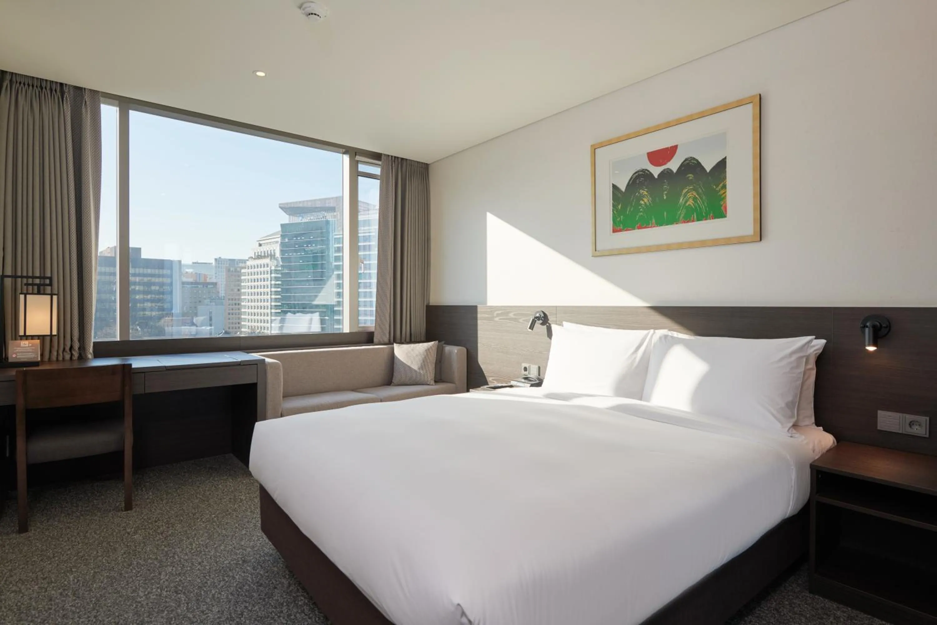 Photo of the whole room, Bed in Nine Tree by Parnas Seoul Insadong