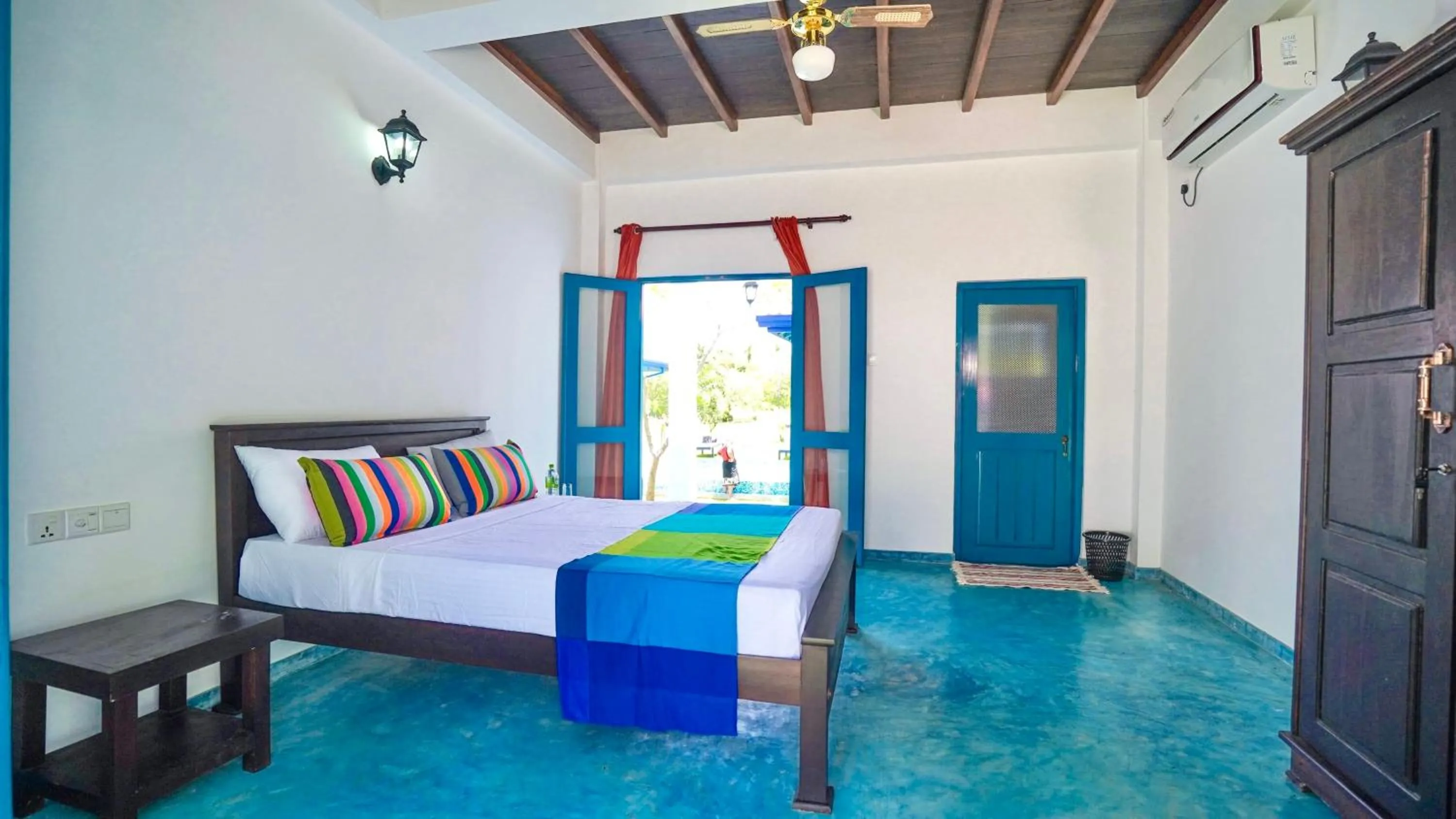 Bedroom, Bed in Seth Villa by Magampura Resorts