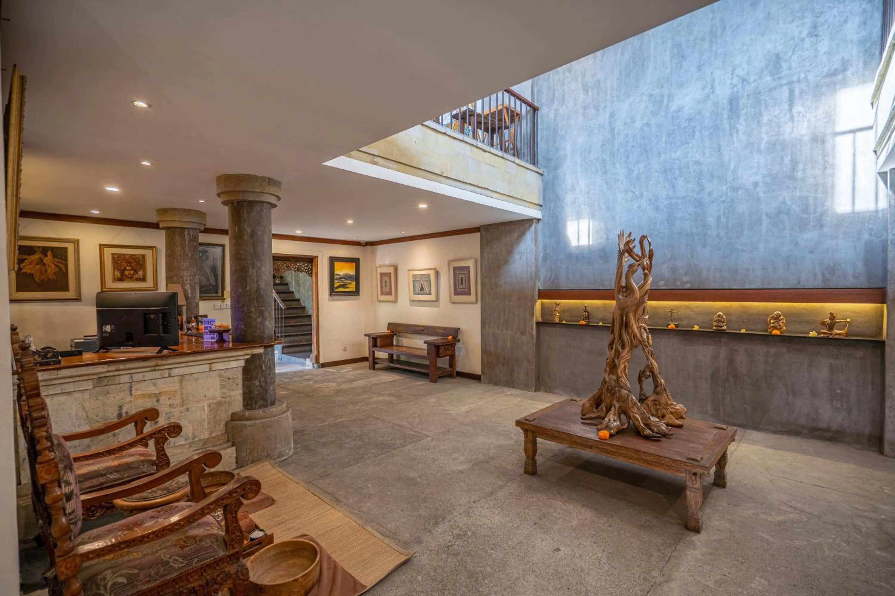 Lobby or reception in Purana Suite Ubud