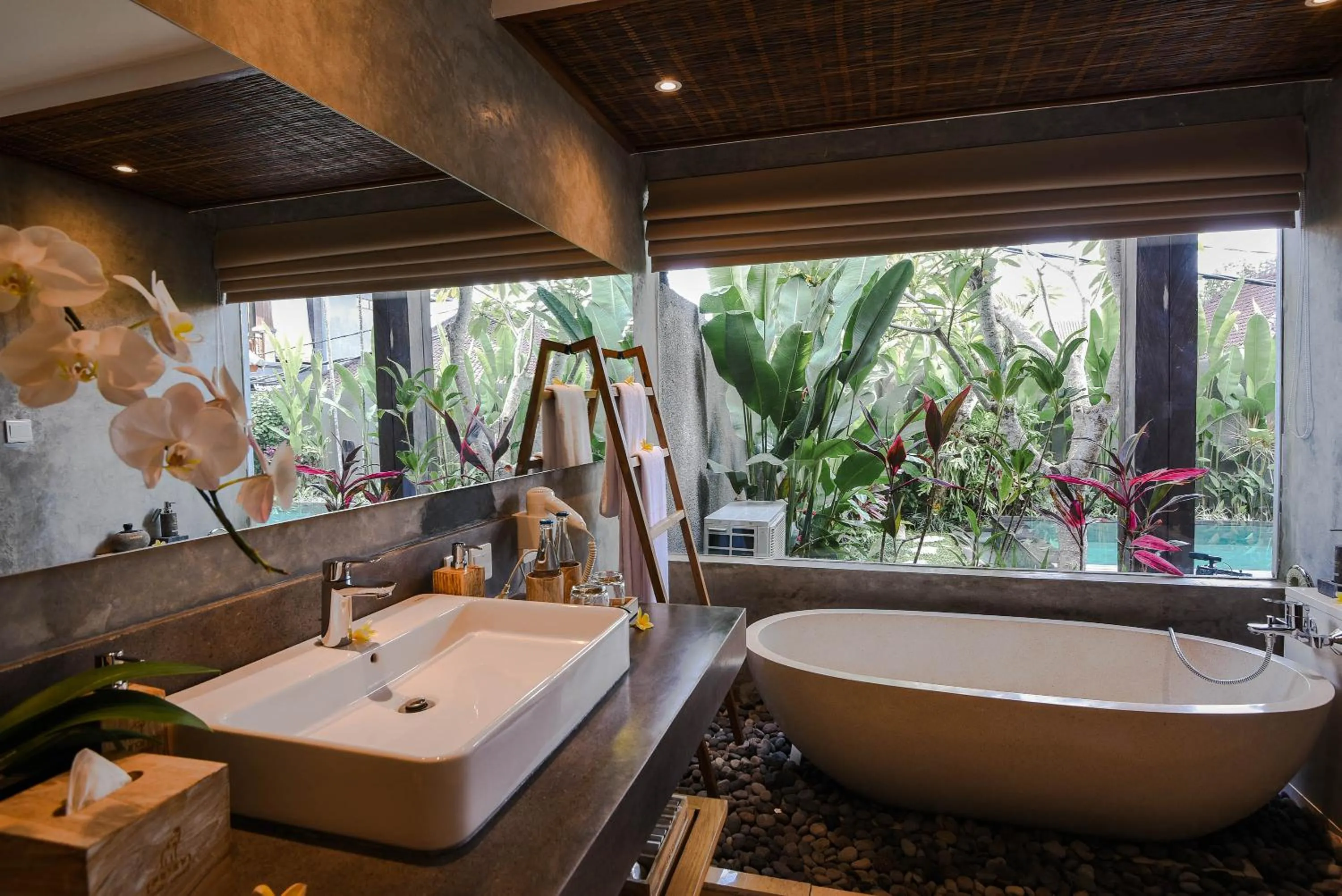 Bathroom in Purana Suite Ubud