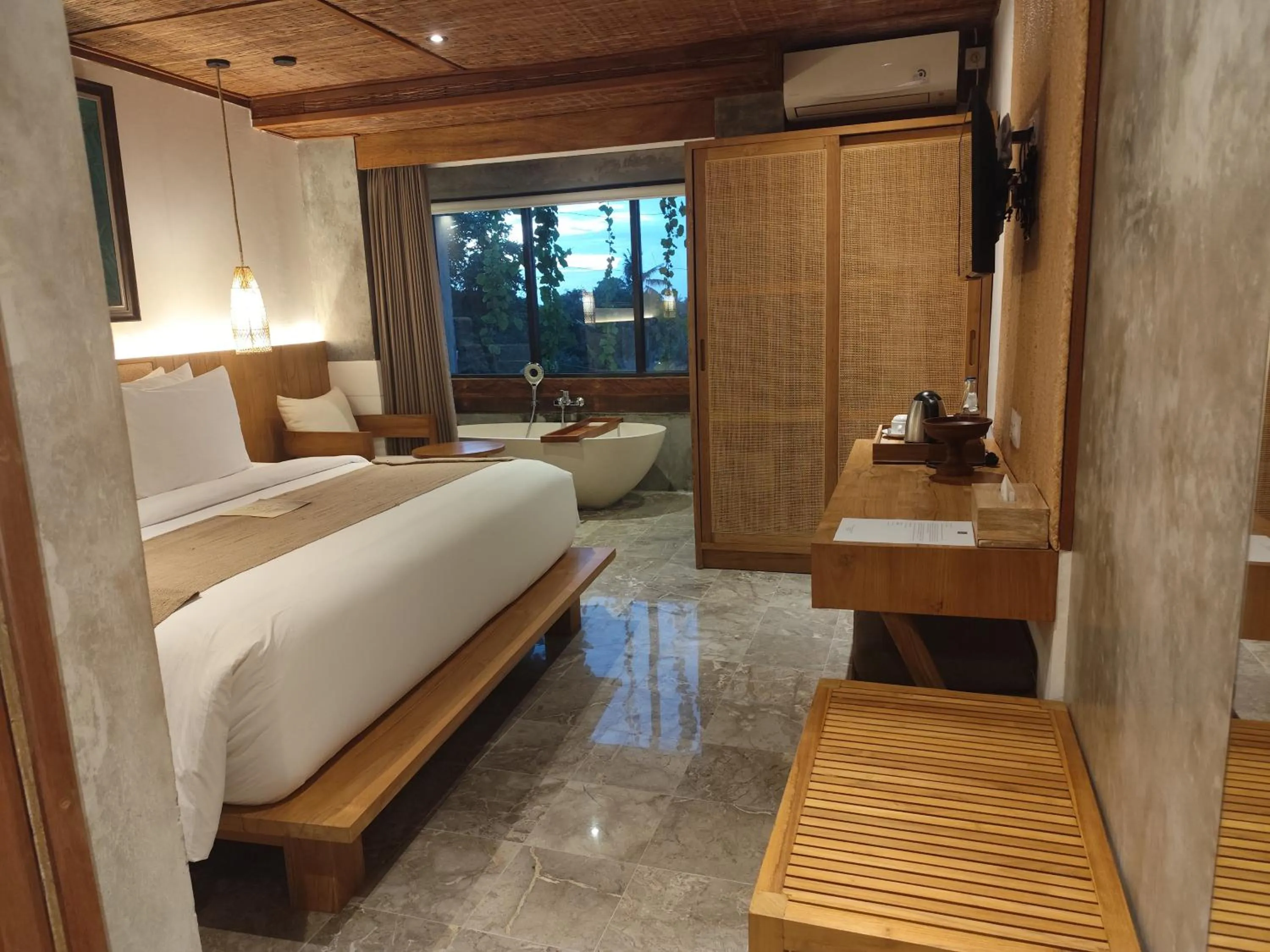 Bedroom, Bed in Purana Suite Ubud