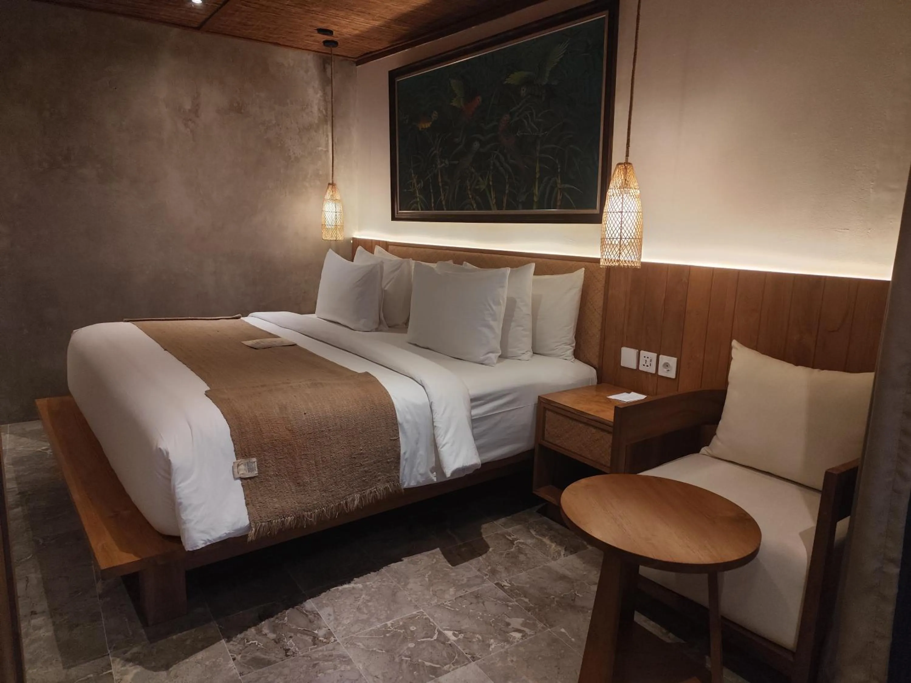 Bedroom, Bed in Purana Suite Ubud