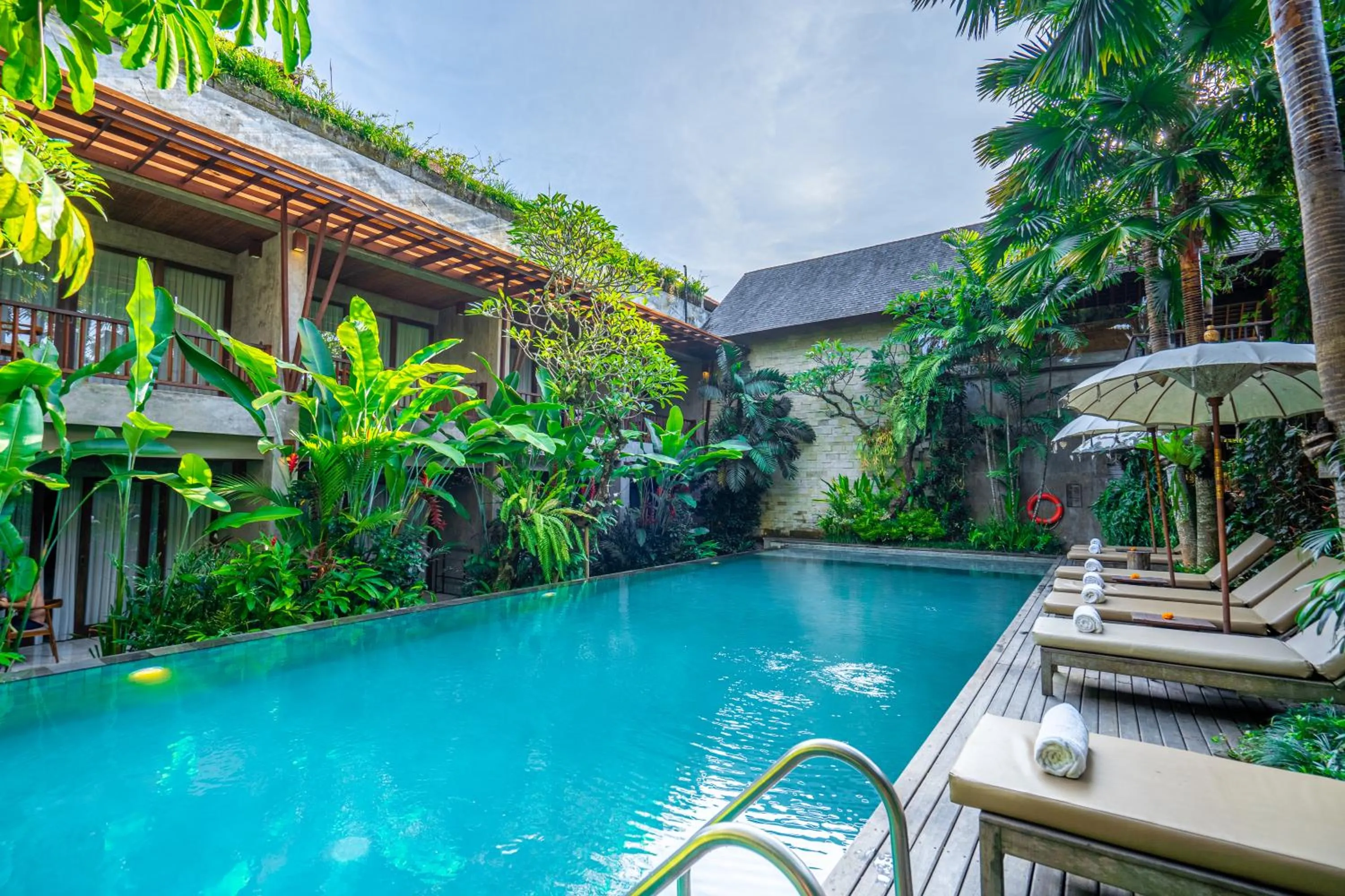Swimming pool in Purana Suite Ubud