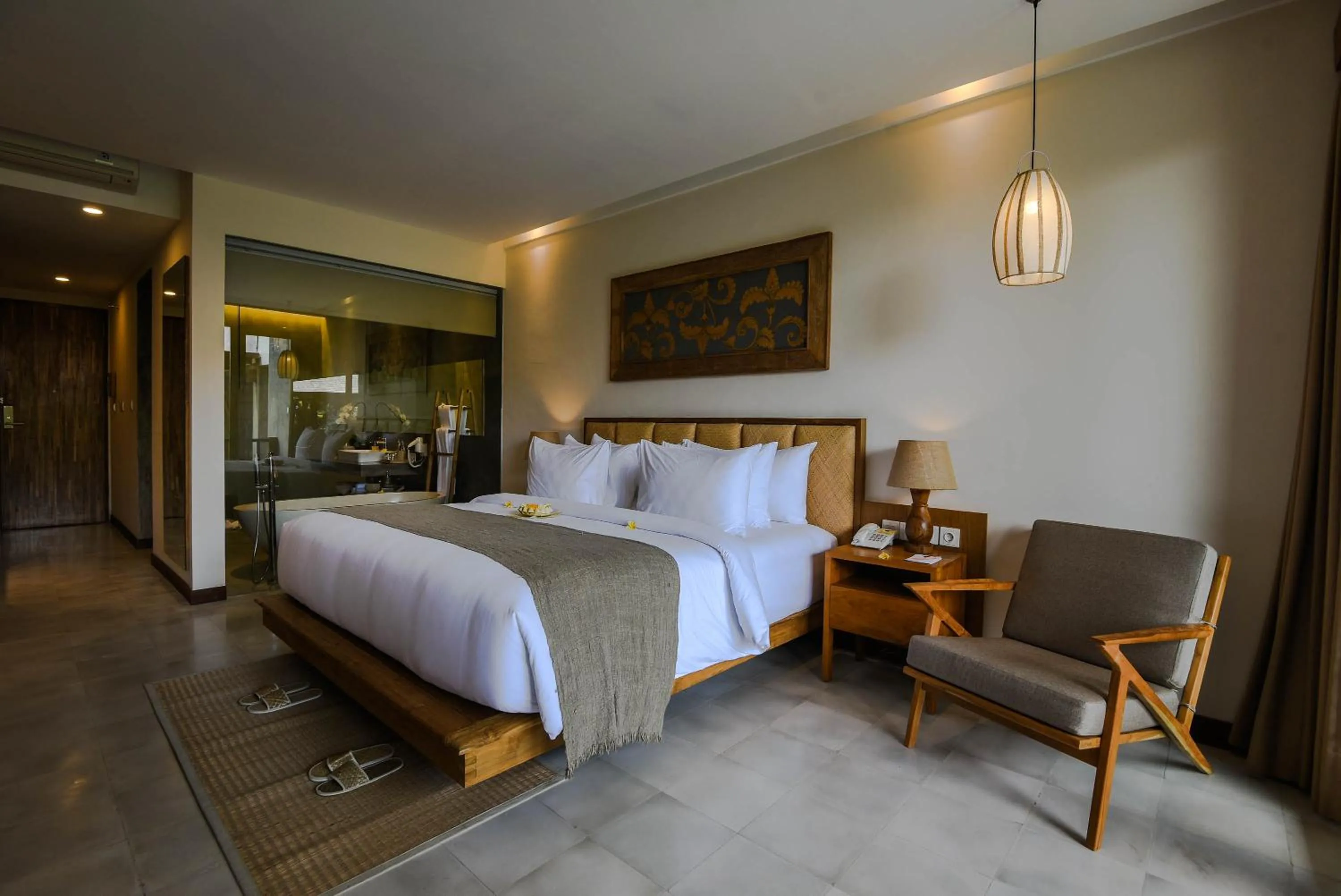 Bedroom, Bed in Purana Suite Ubud