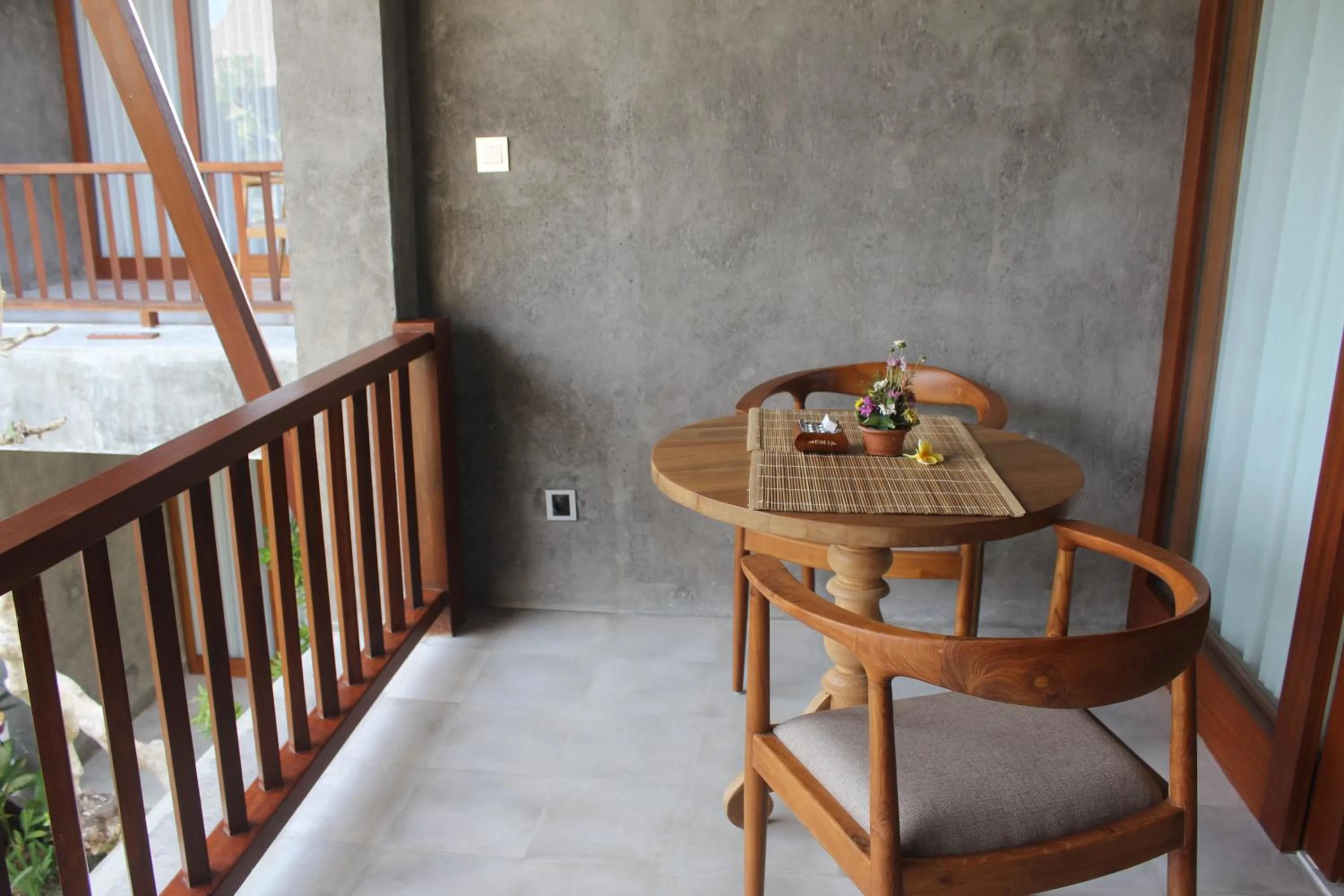 Living room in Purana Suite Ubud