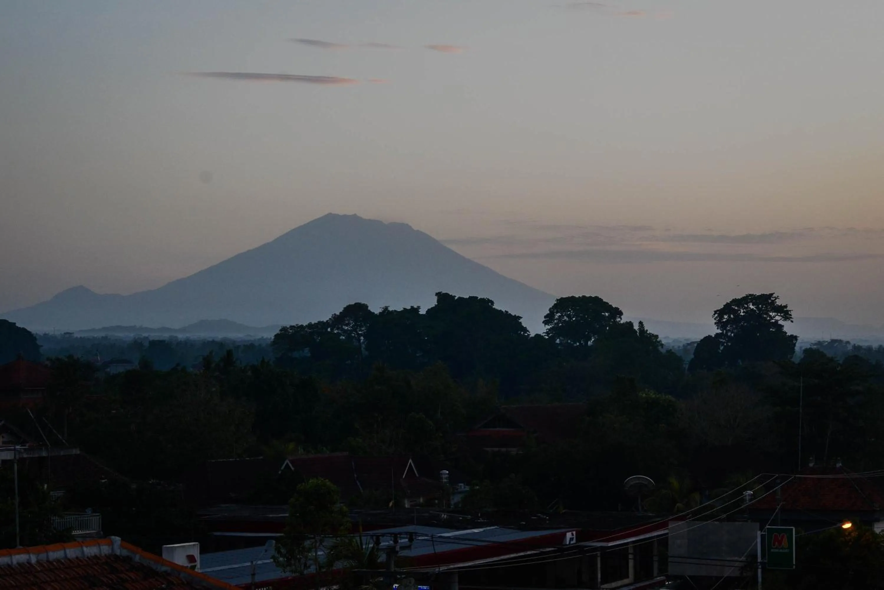 Mountain view in Purana Suite Ubud