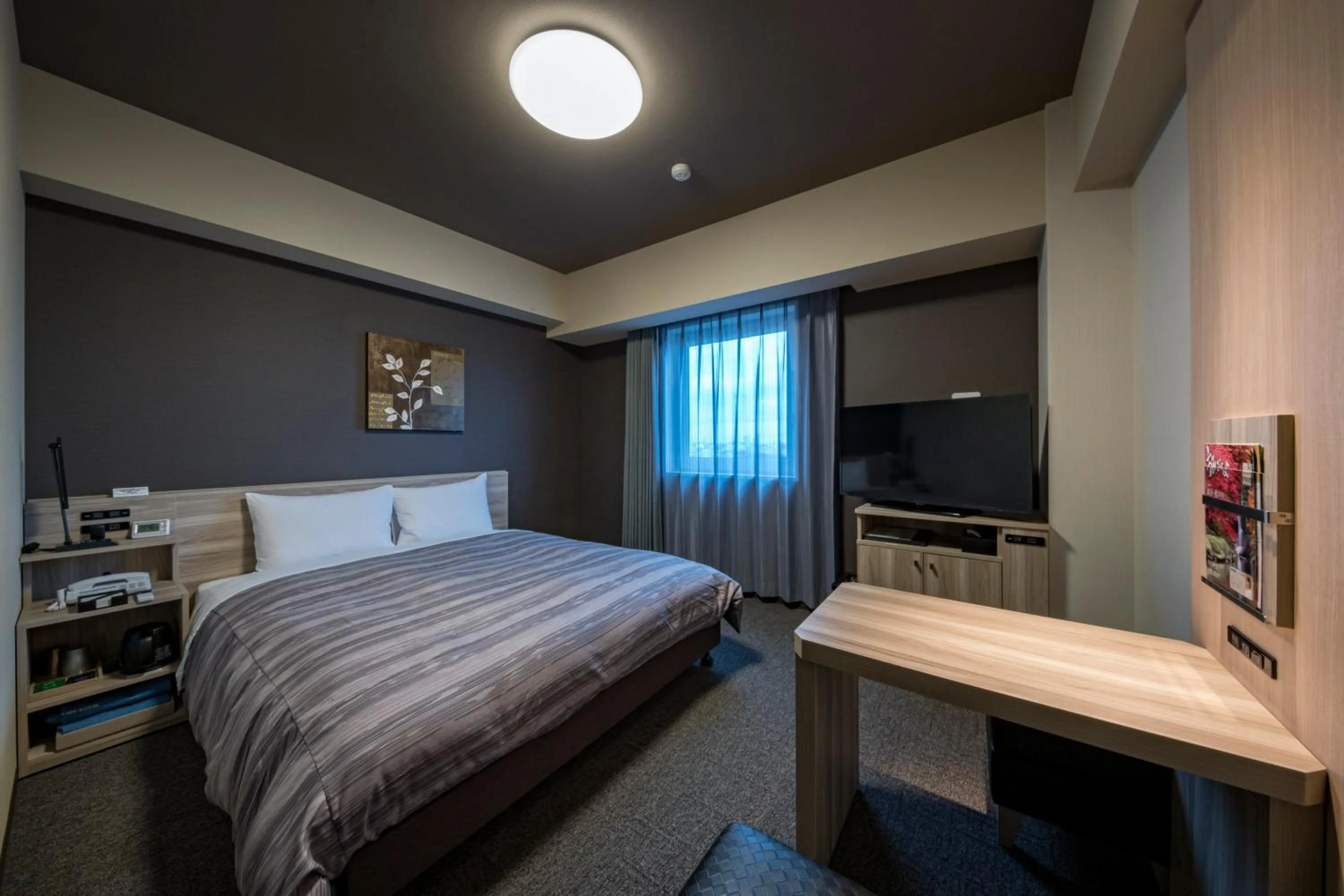 Bed in Hotel Route-Inn Kamisu