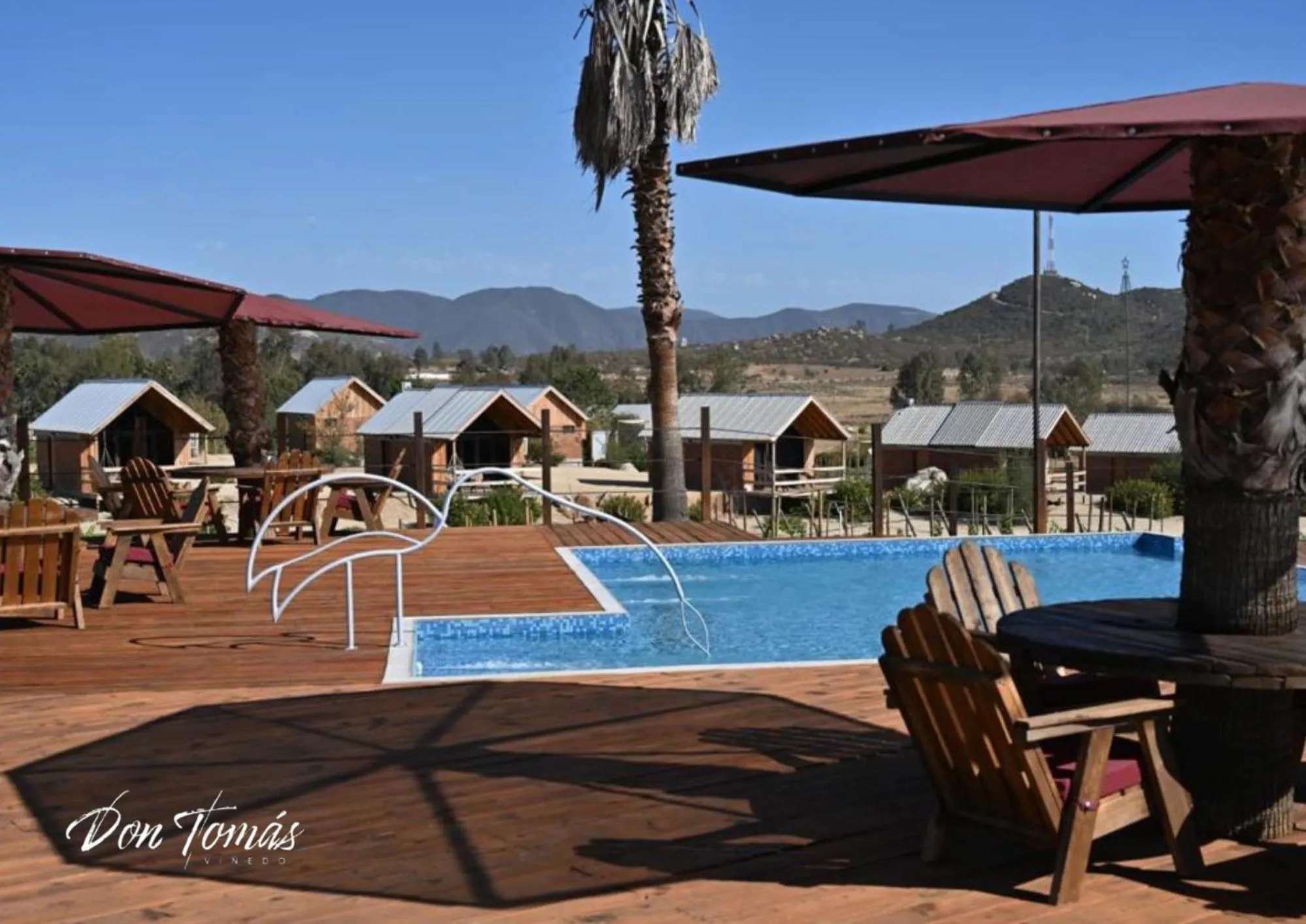 Swimming pool in Don Tomas Viñedo cabañas