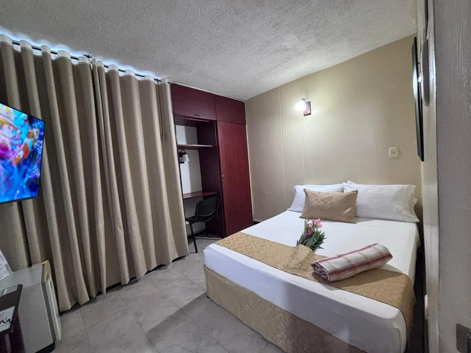 Bed in Hotel Tumburagua Soin Sas
