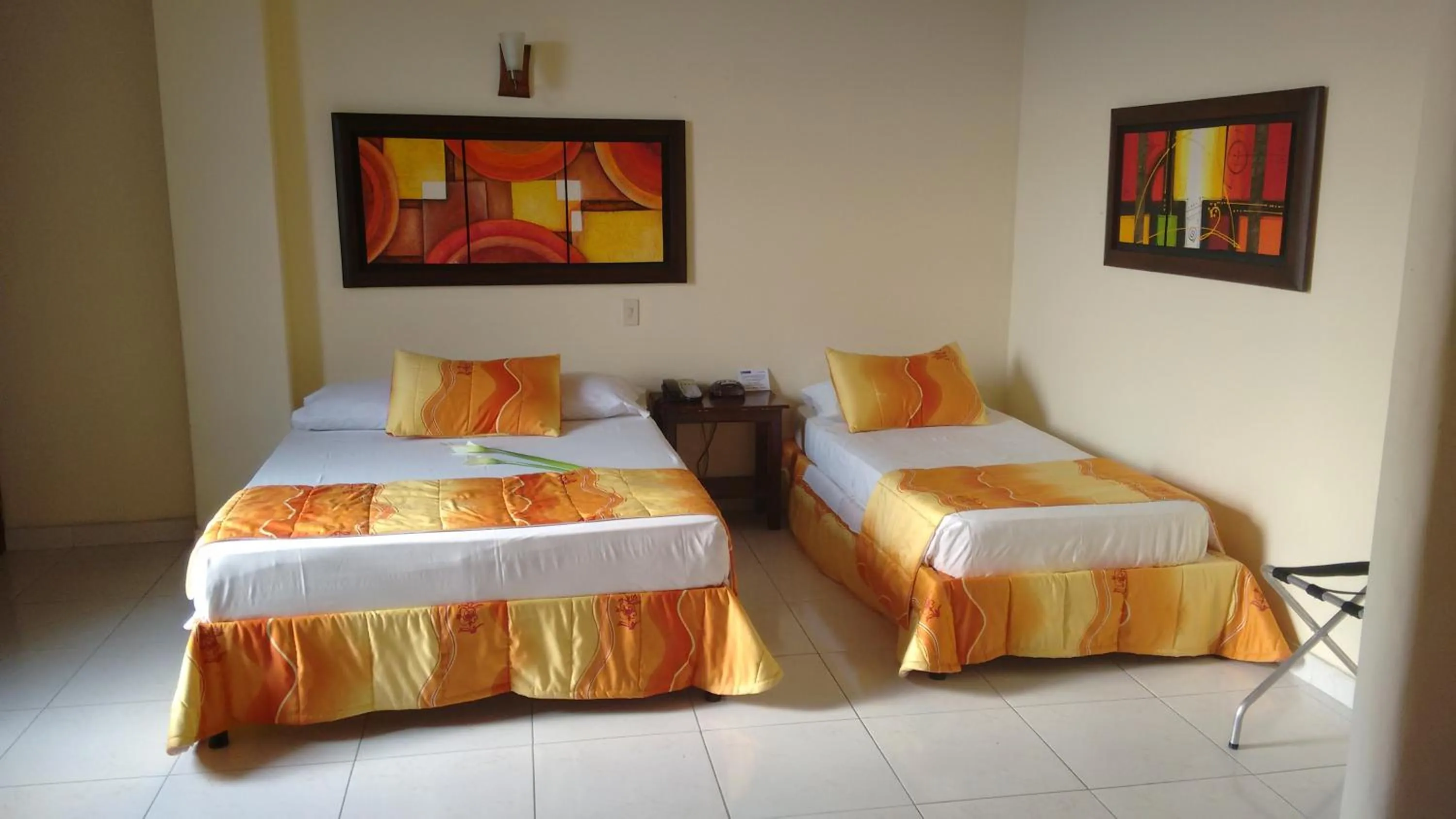 Bed in Hotel Tumburagua Soin Sas