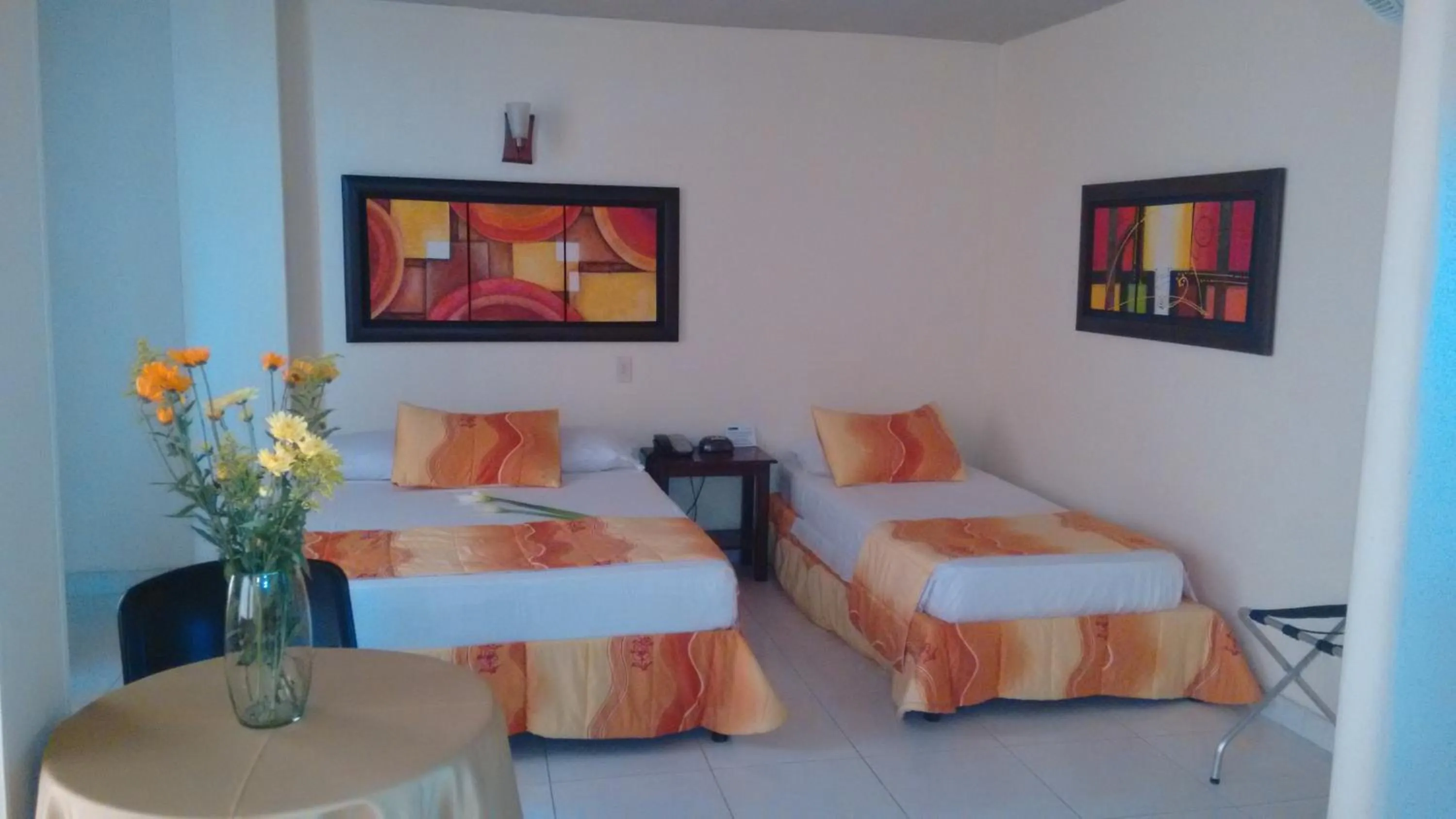 Bed in Hotel Tumburagua Soin Sas