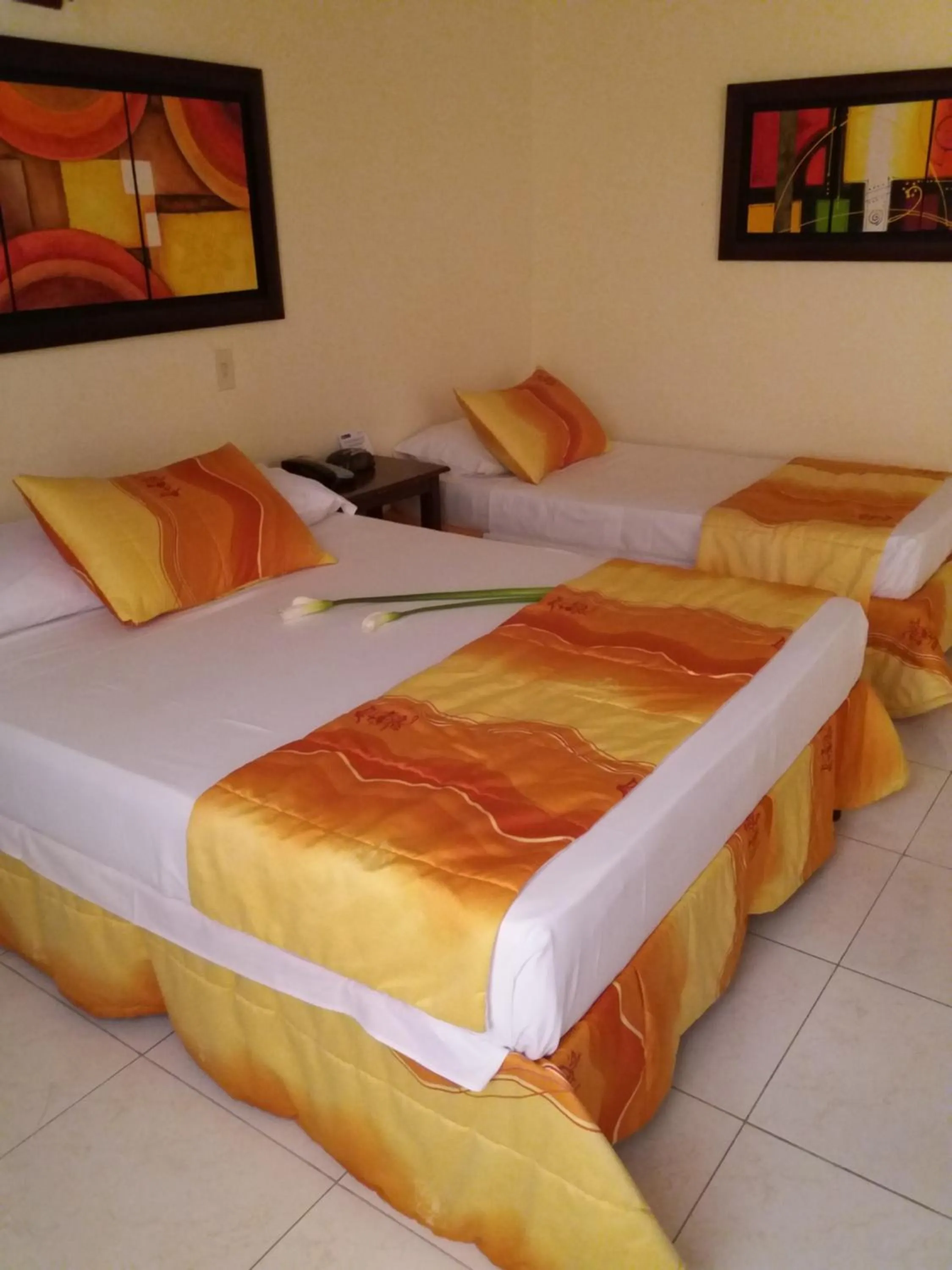 Bed in Hotel Tumburagua Soin Sas