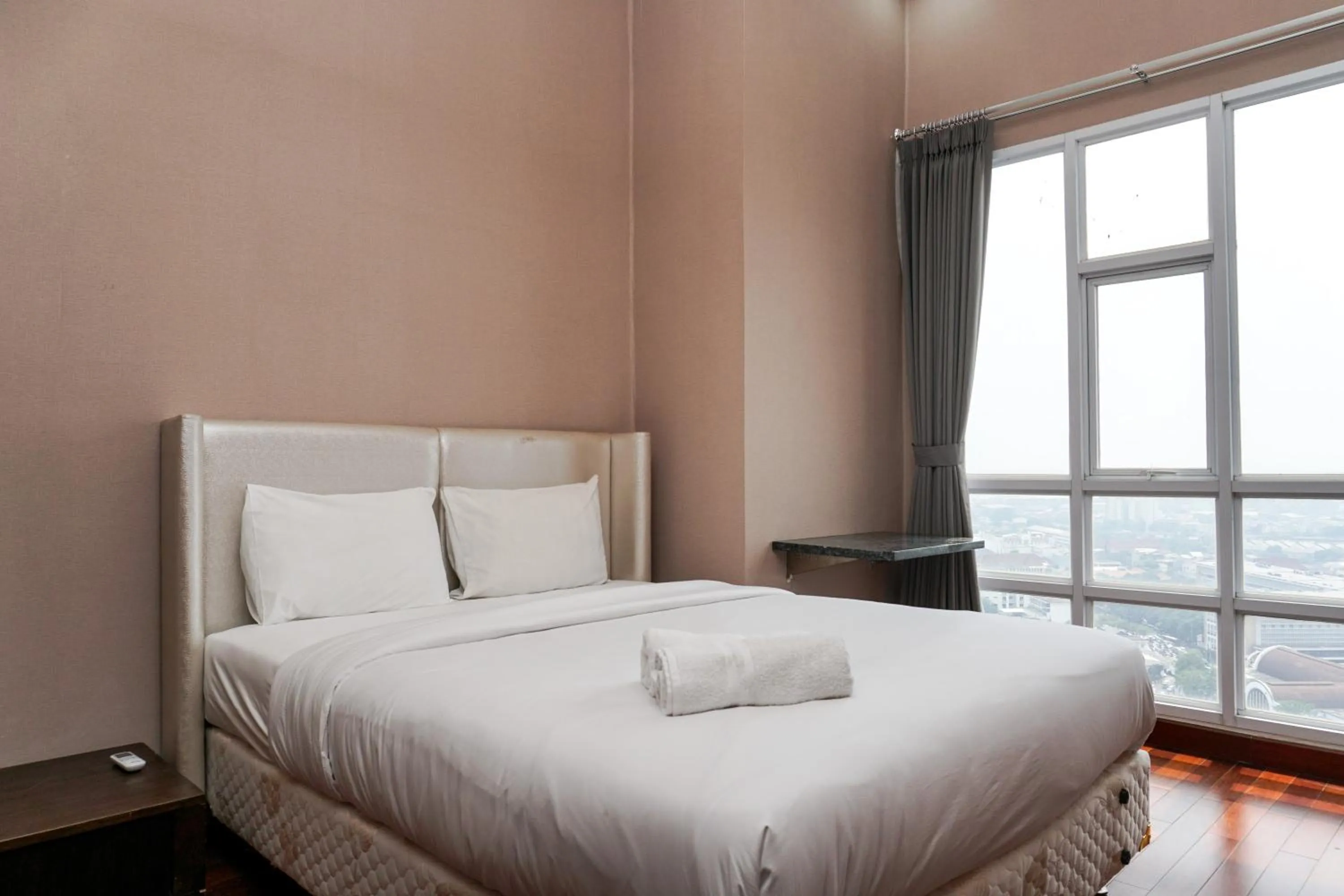 Bedroom, Bed in Fabulous 2BR Apartment Lucky Tower Residence By Travelio