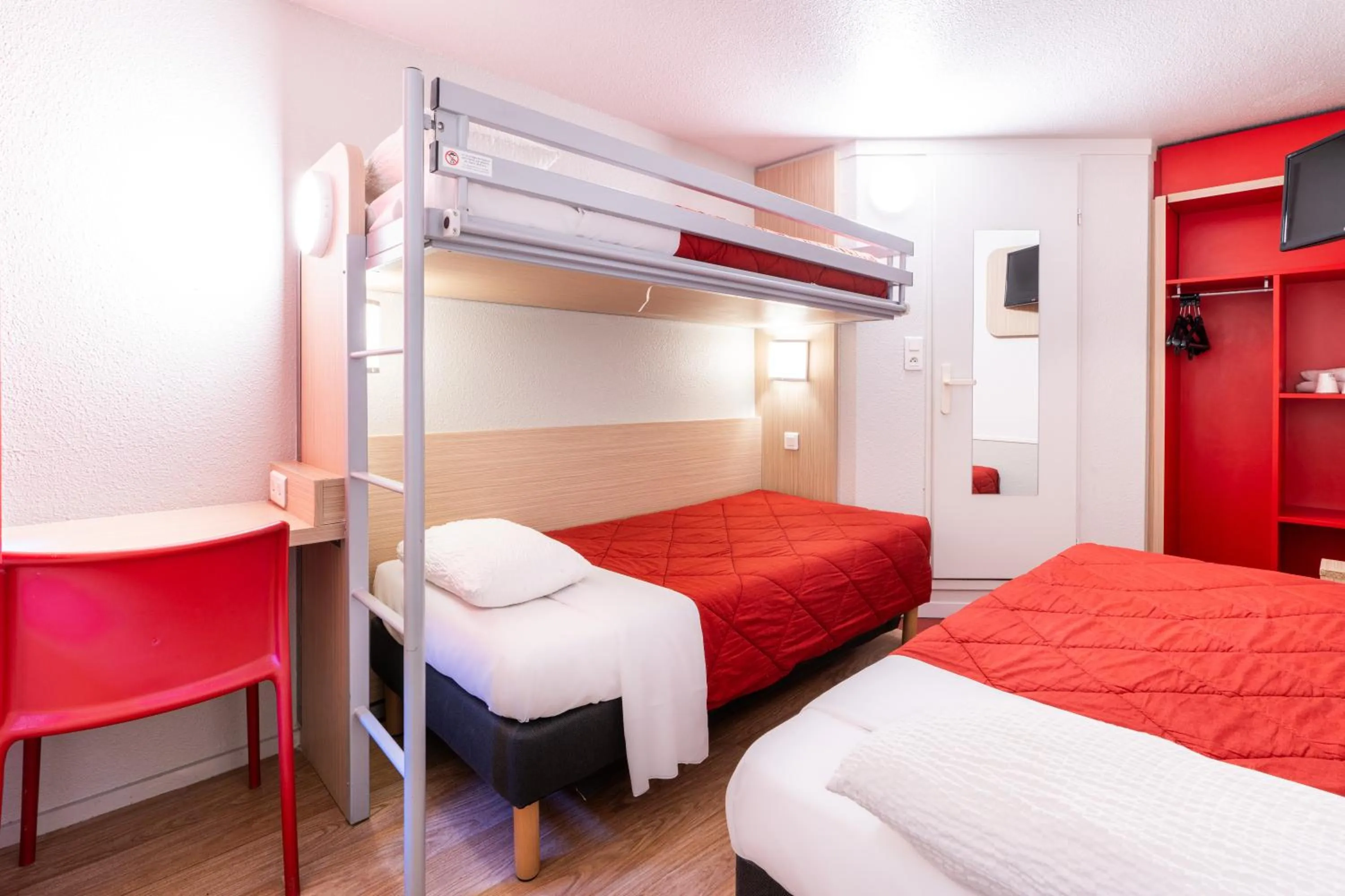 View (from property/room), Bed in Premiere Classe Deauville Touques