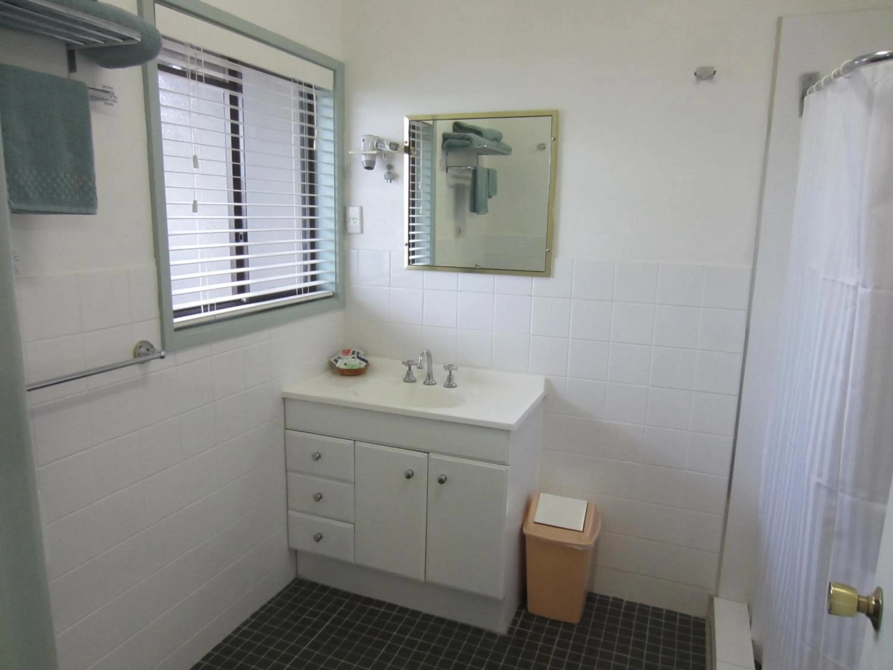 Bathroom in Lake Forbes Motel