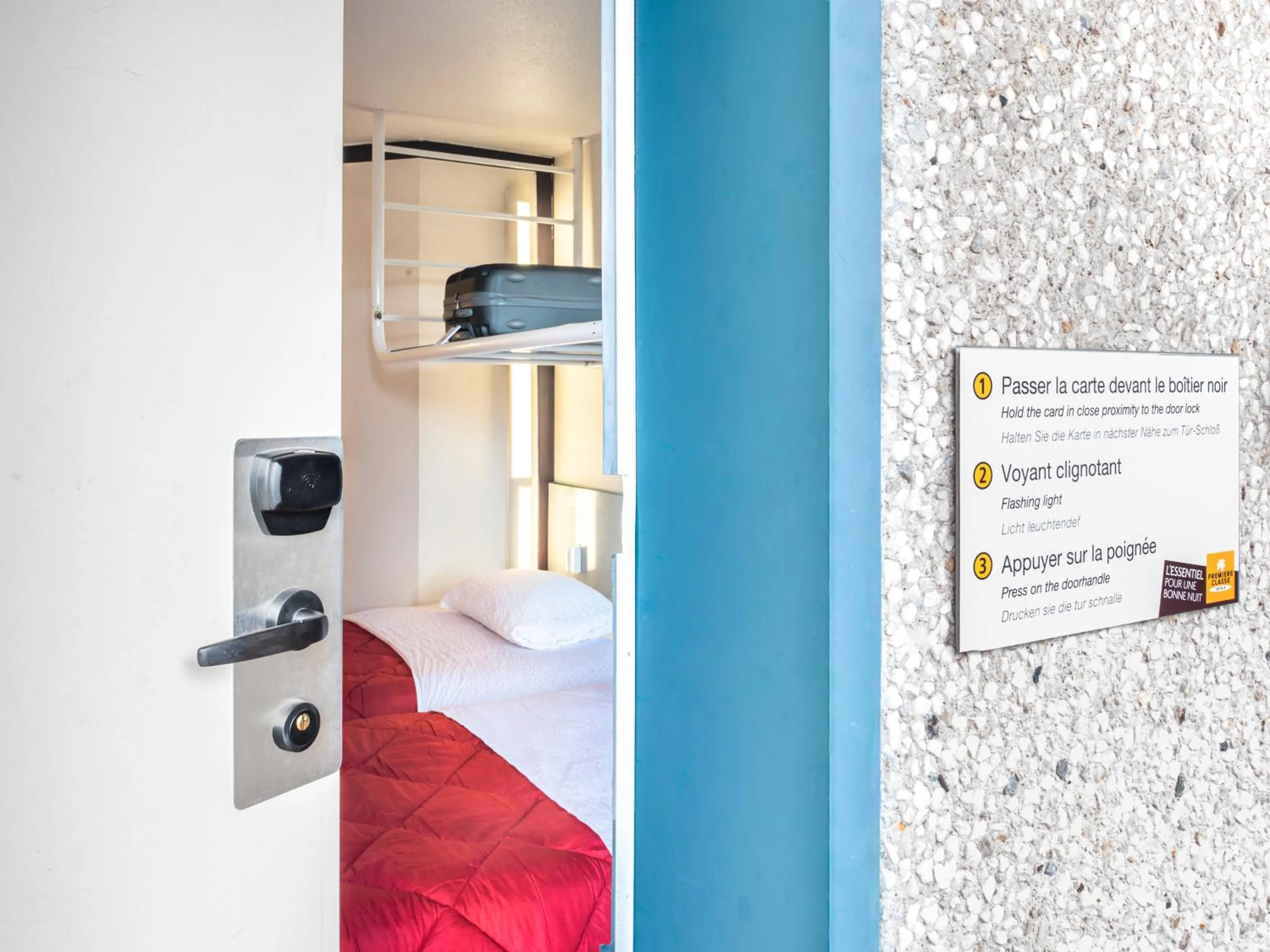 Bedroom, Bed in Première Classe Lille Sud Henin Beaumont