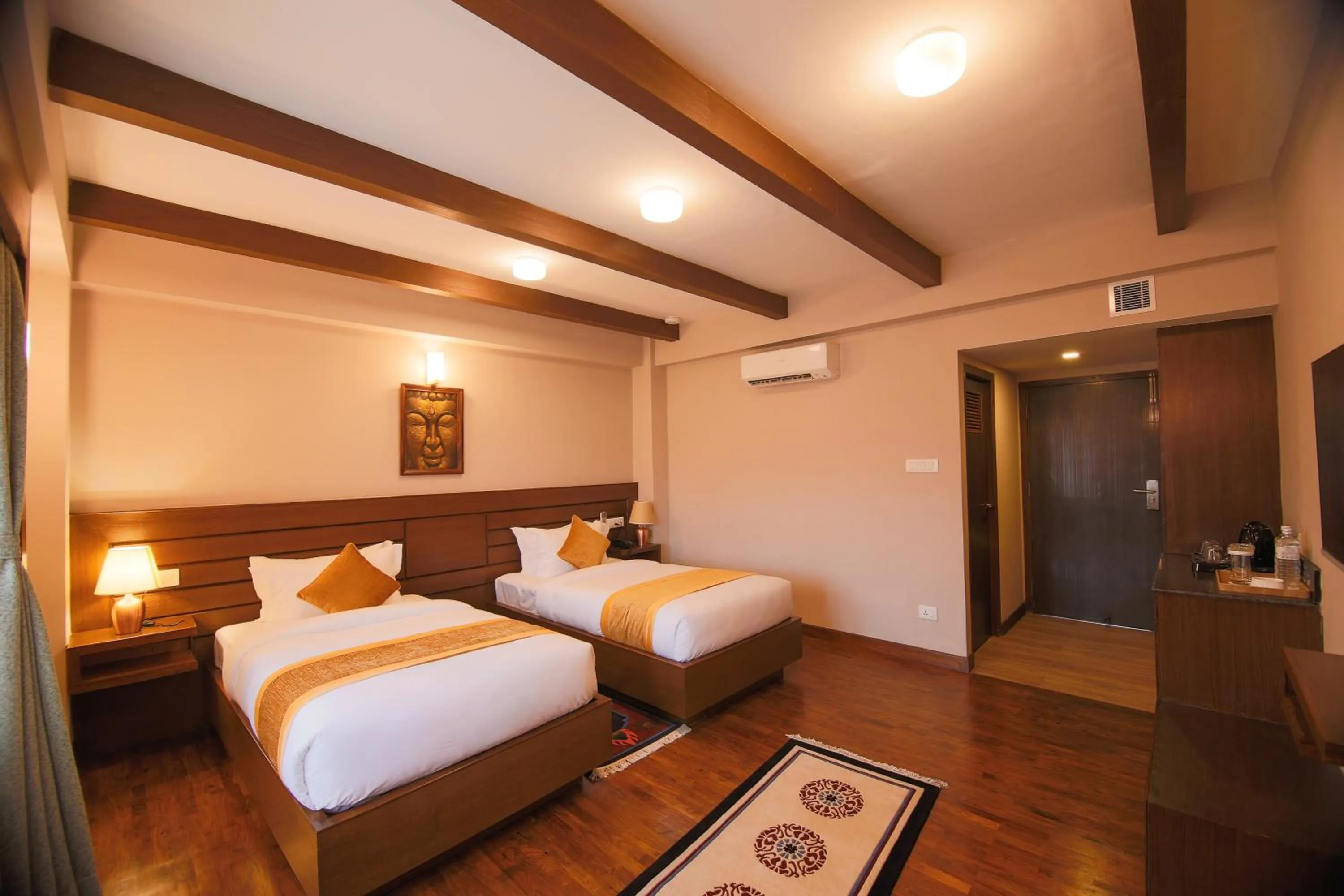 Bedroom, Bed in Hotel Bhadgaon